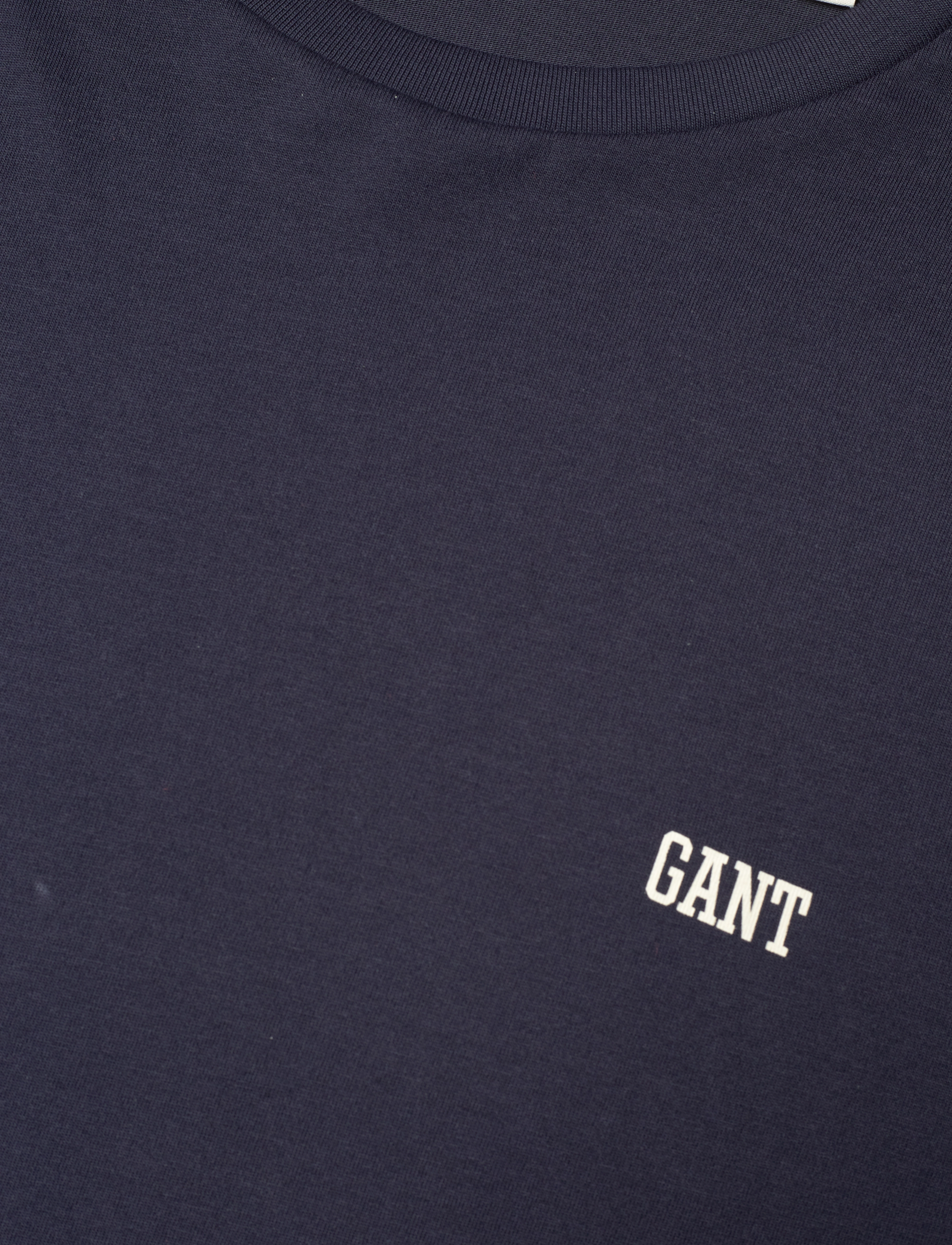GANT - SHOULDER TAPE SS T-SHIRT - evening blue - 2