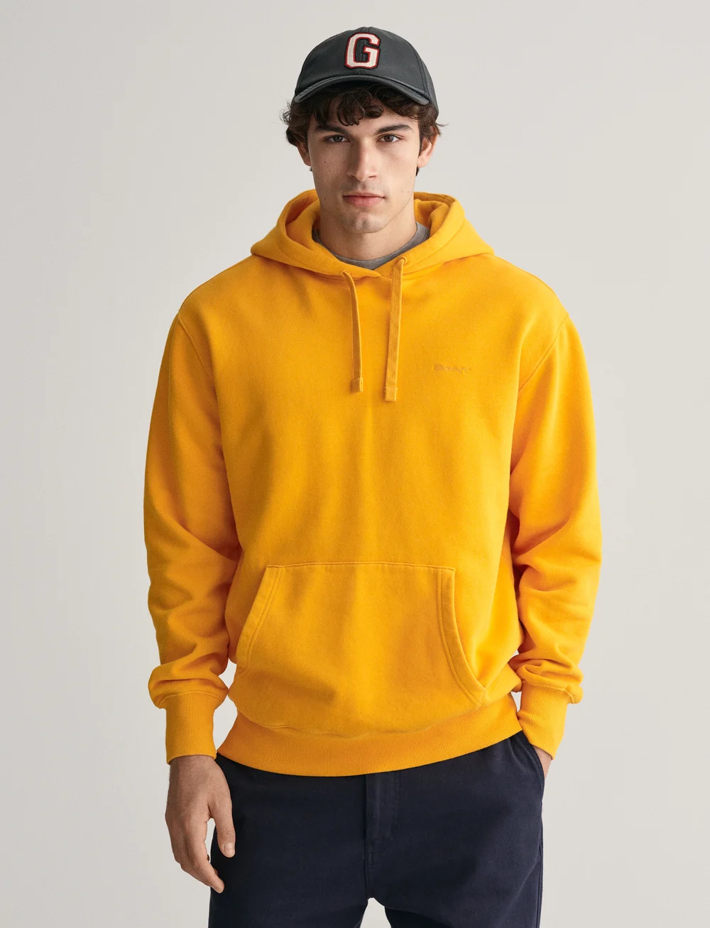 GANT - LOGO HOODIE - kapuutsiga dressipluusid - medal yellow - 0