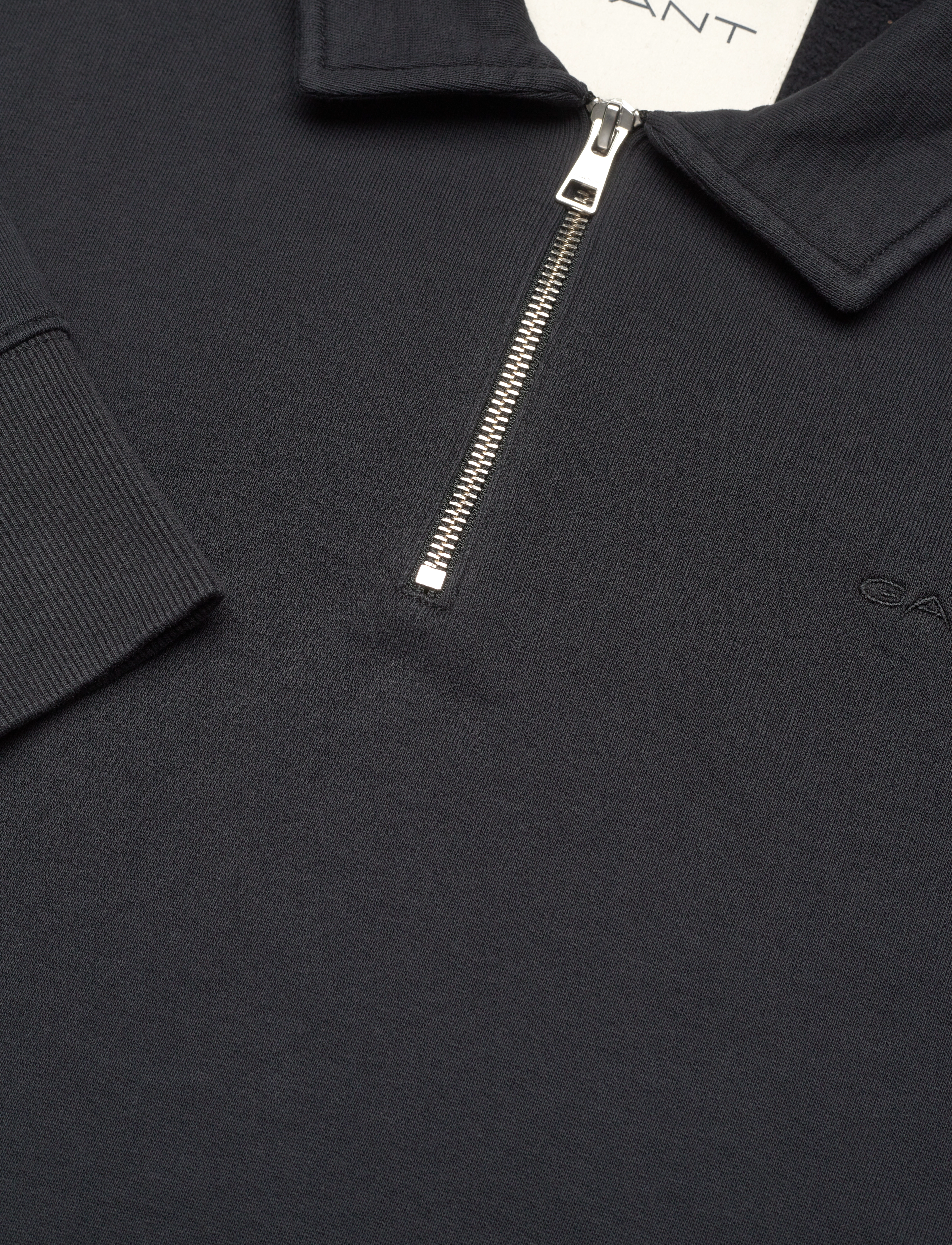 GANT - LOGO HALF ZIP - black - 2
