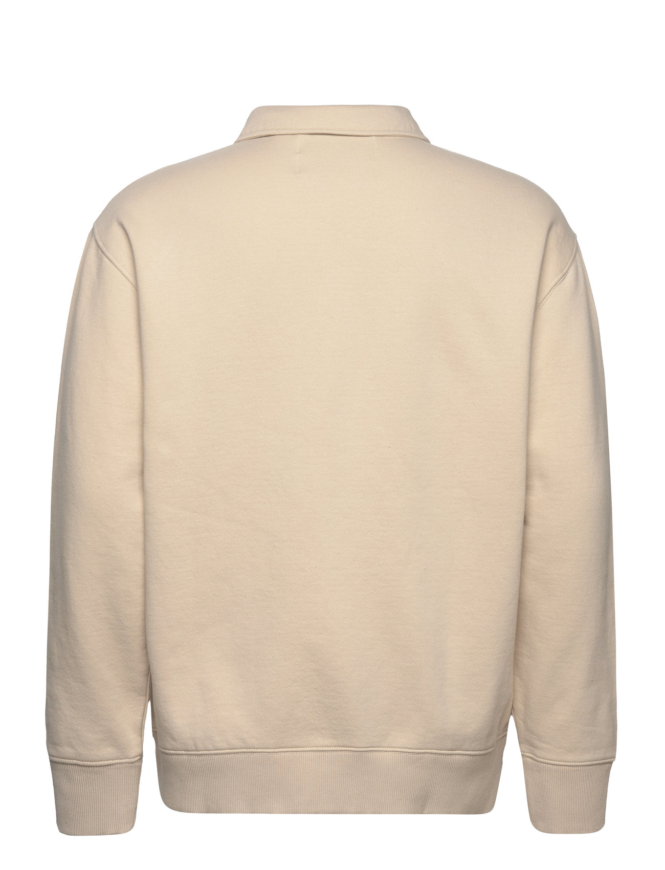 GANT - LOGO HALF ZIP - silky beige - 1