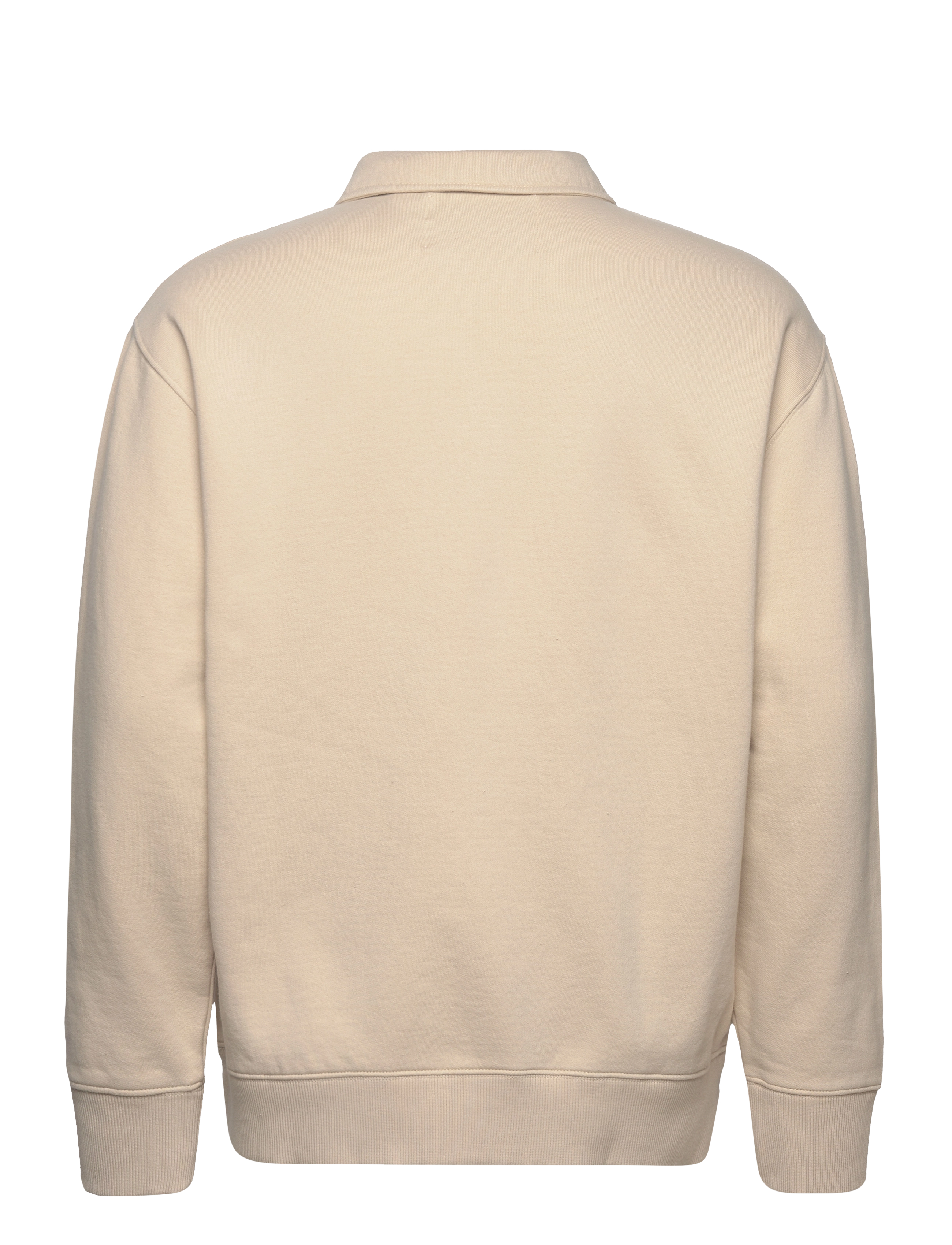 GANT - LOGO HALF ZIP - silky beige - 1