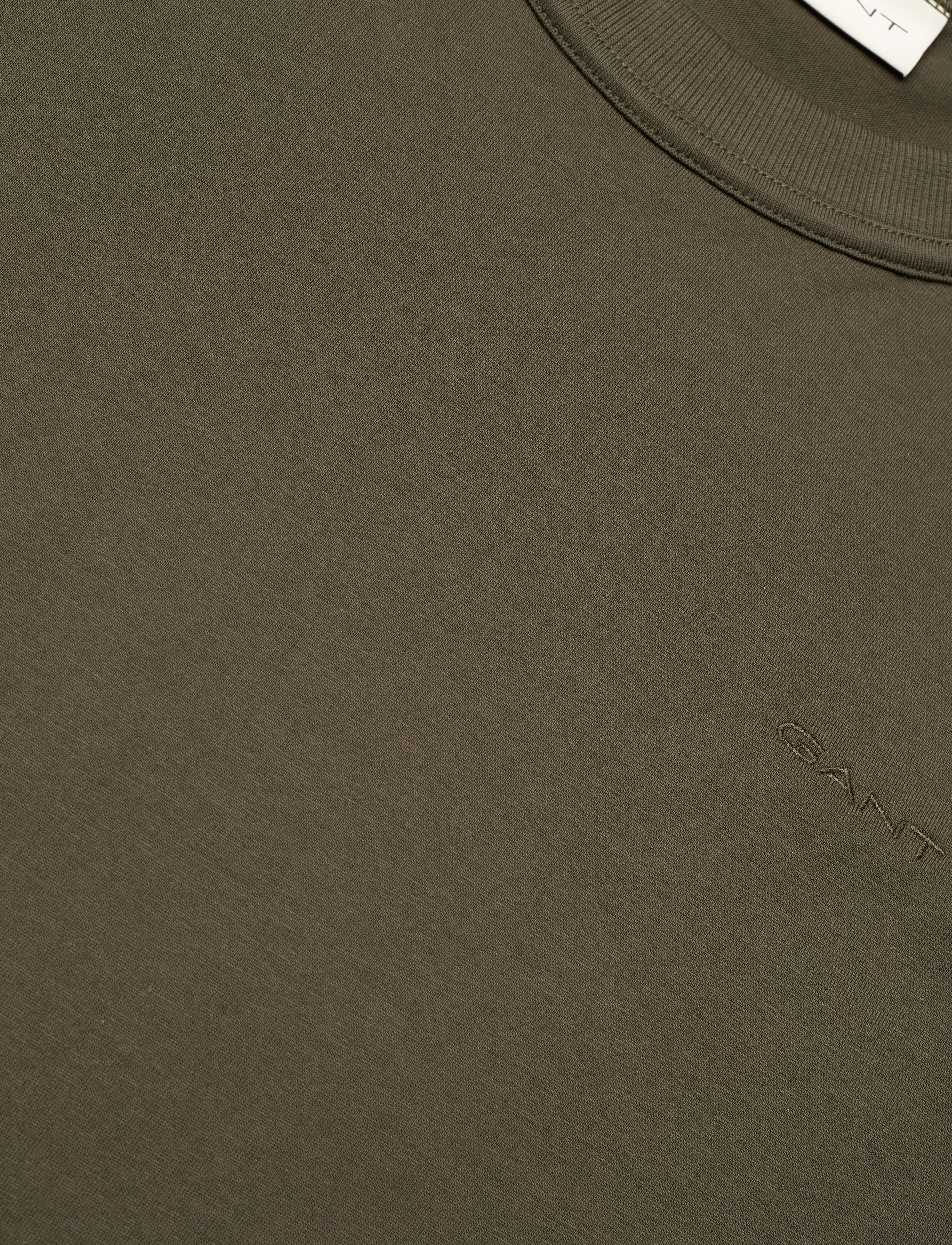 GANT - LOGO SS T-SHIRT - juniper green - 5