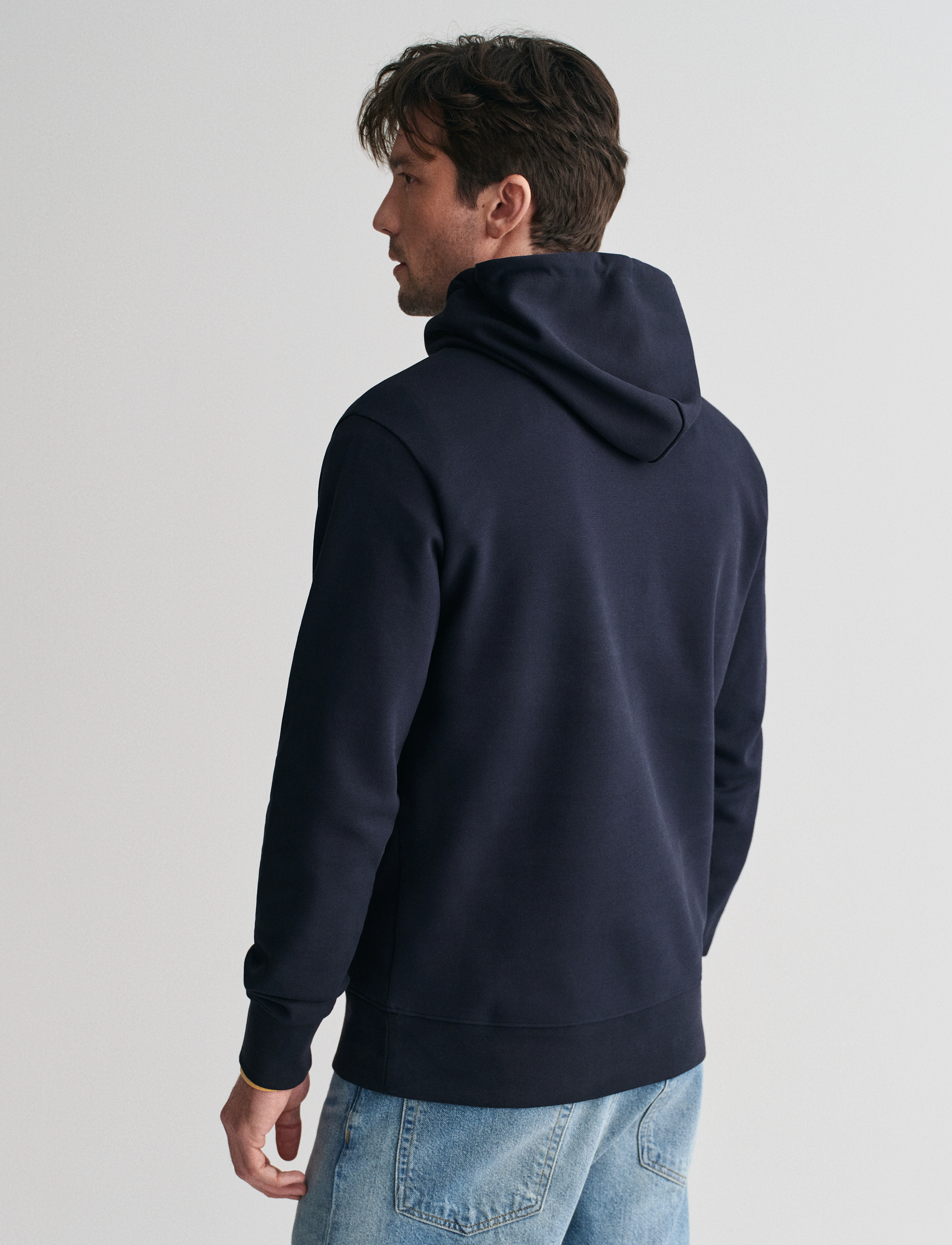 GANT - SMALL GRAPHIC SWEAT HOODIE - evening blue - 3