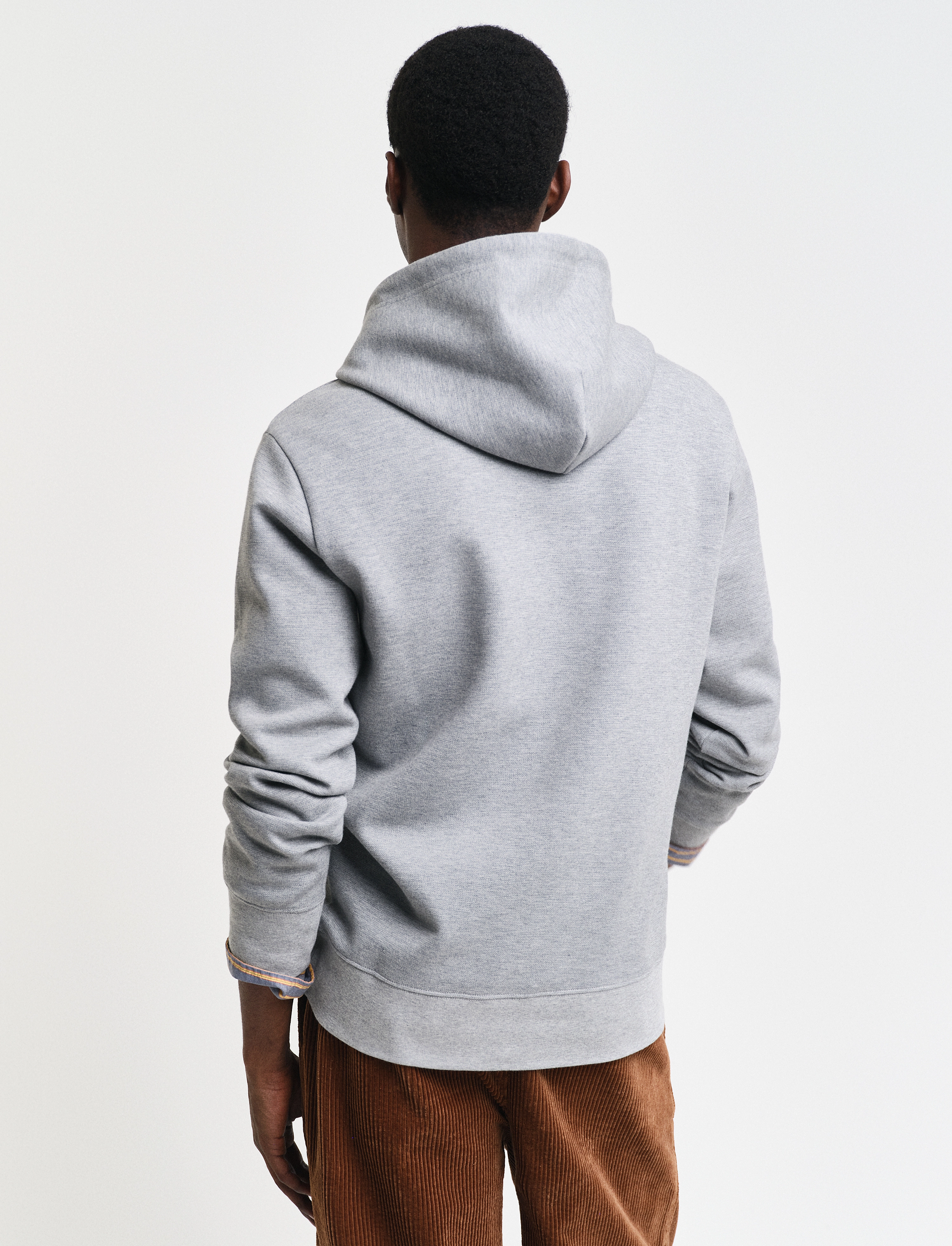 GANT - SMALL GRAPHIC SWEAT HOODIE - grey melange - 3