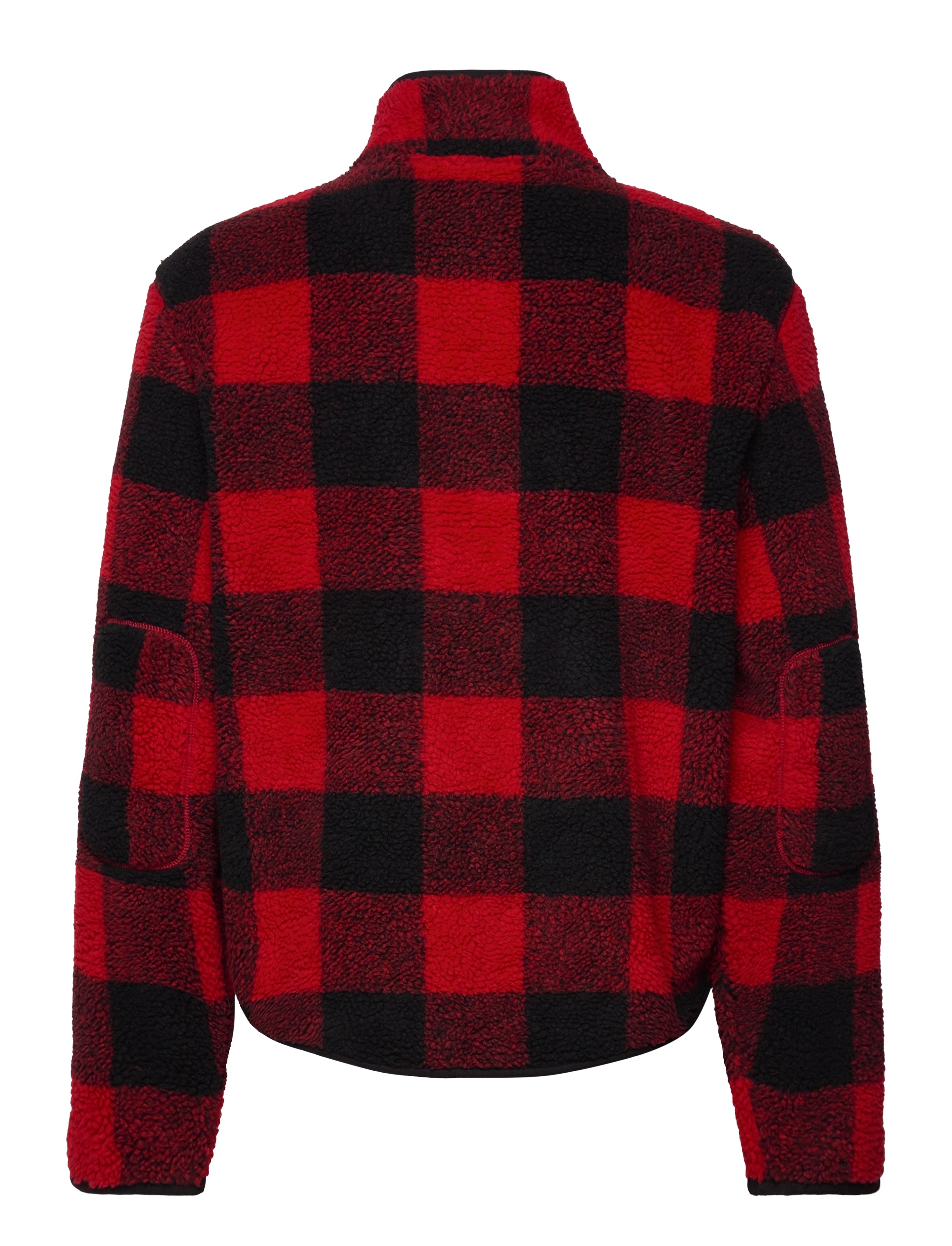 GANT - CHECKED FLEECE JACKET - bright red - 1