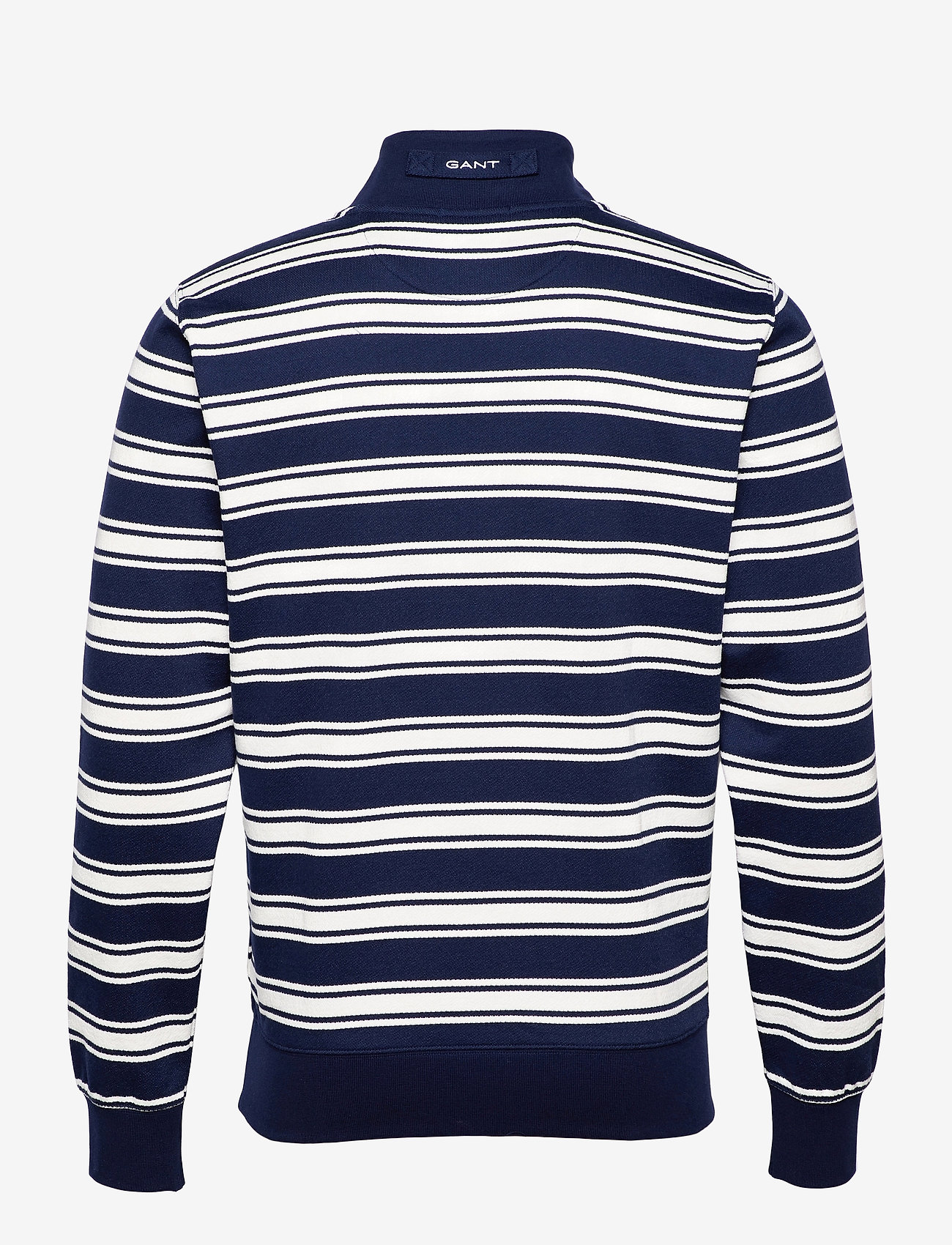 GANT - D1. TP STRIPED HALF ZIP - classic blue - 1