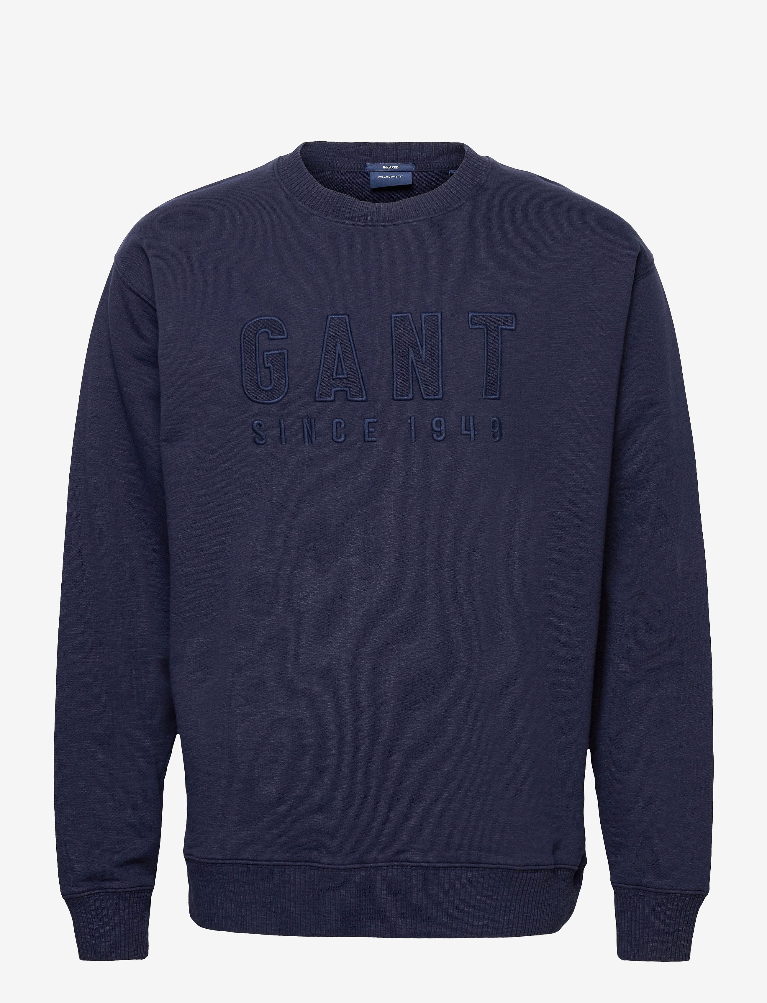 GANT - D2. TONAL LOGO SWEAT C-NECK - classic blue - 0