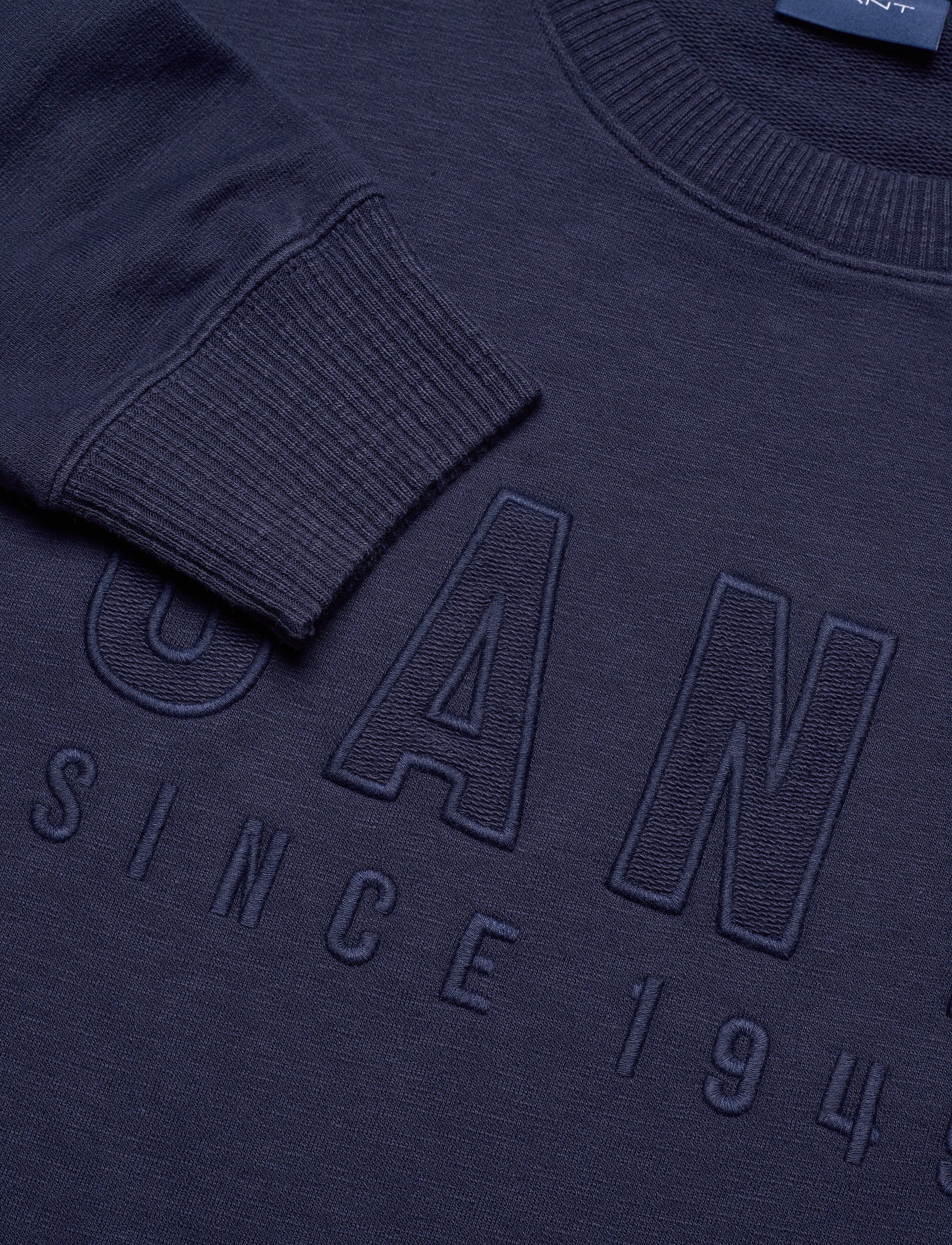 GANT - D2. TONAL LOGO SWEAT C-NECK - classic blue - 2