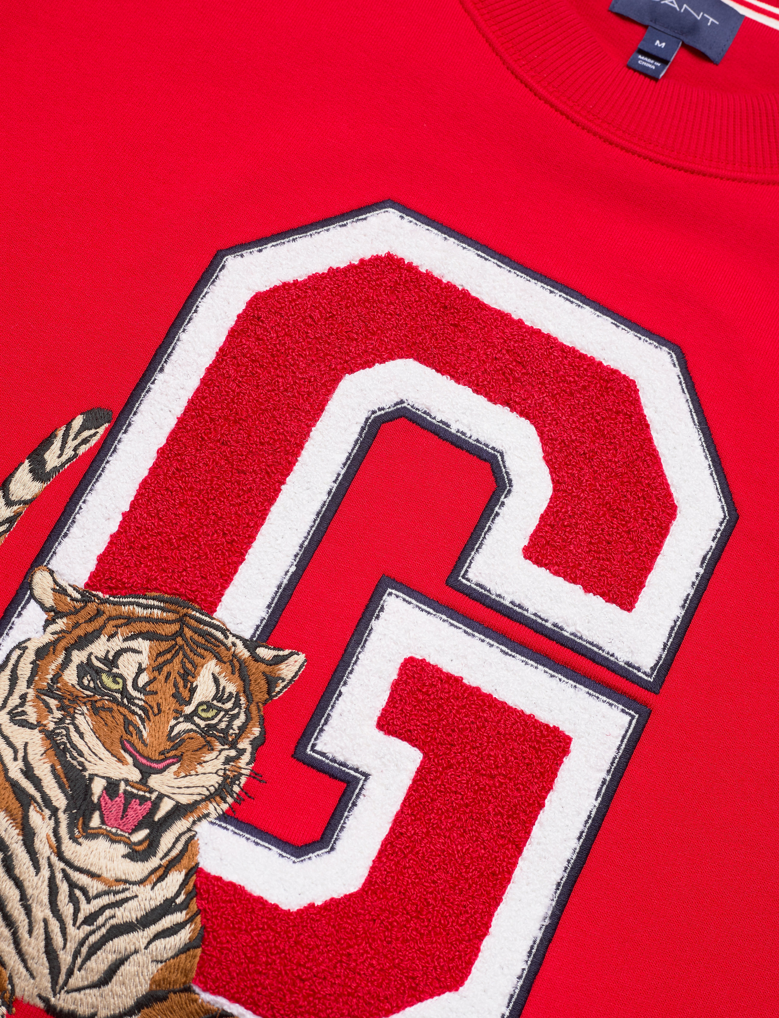 GANT - D2. TIGER SWEAT C-NECK - bright red - 2