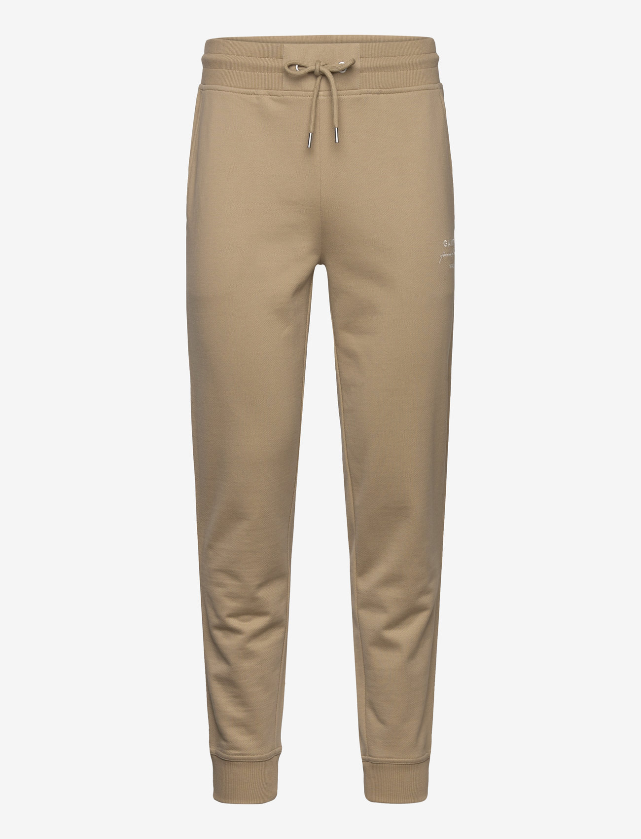 GANT - LOGO SCRIPT JERSEY PANTS - dried khaki - 0