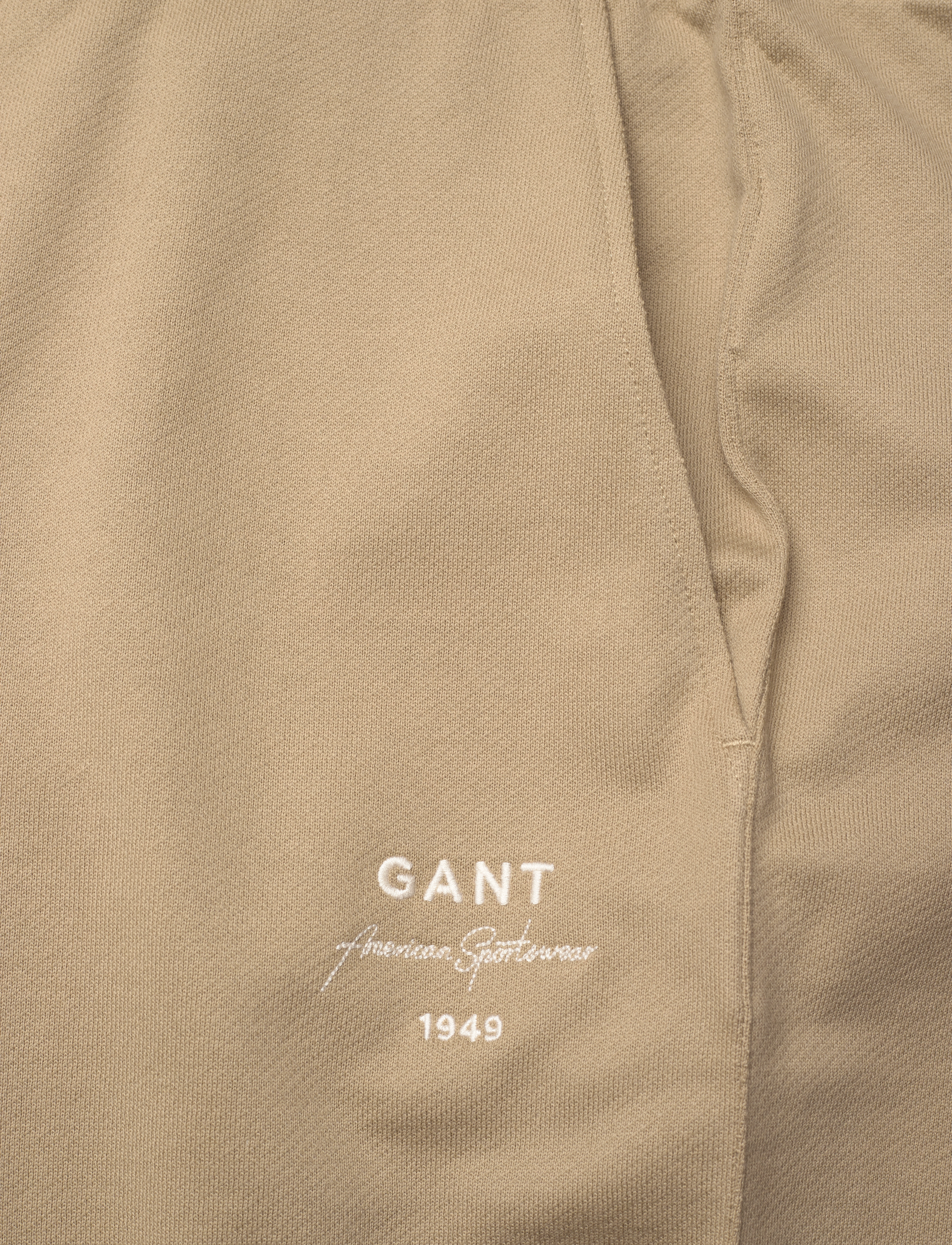 GANT - LOGO SCRIPT JERSEY PANTS - dried khaki - 5