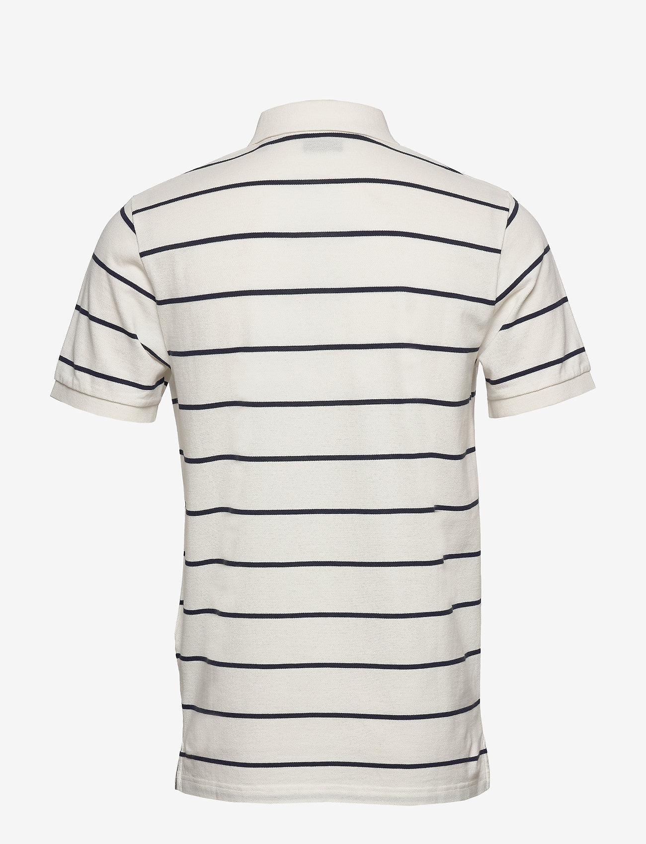 GANT - BRETON STRIPE PIQUE SS RUGGER - eggshell - 1