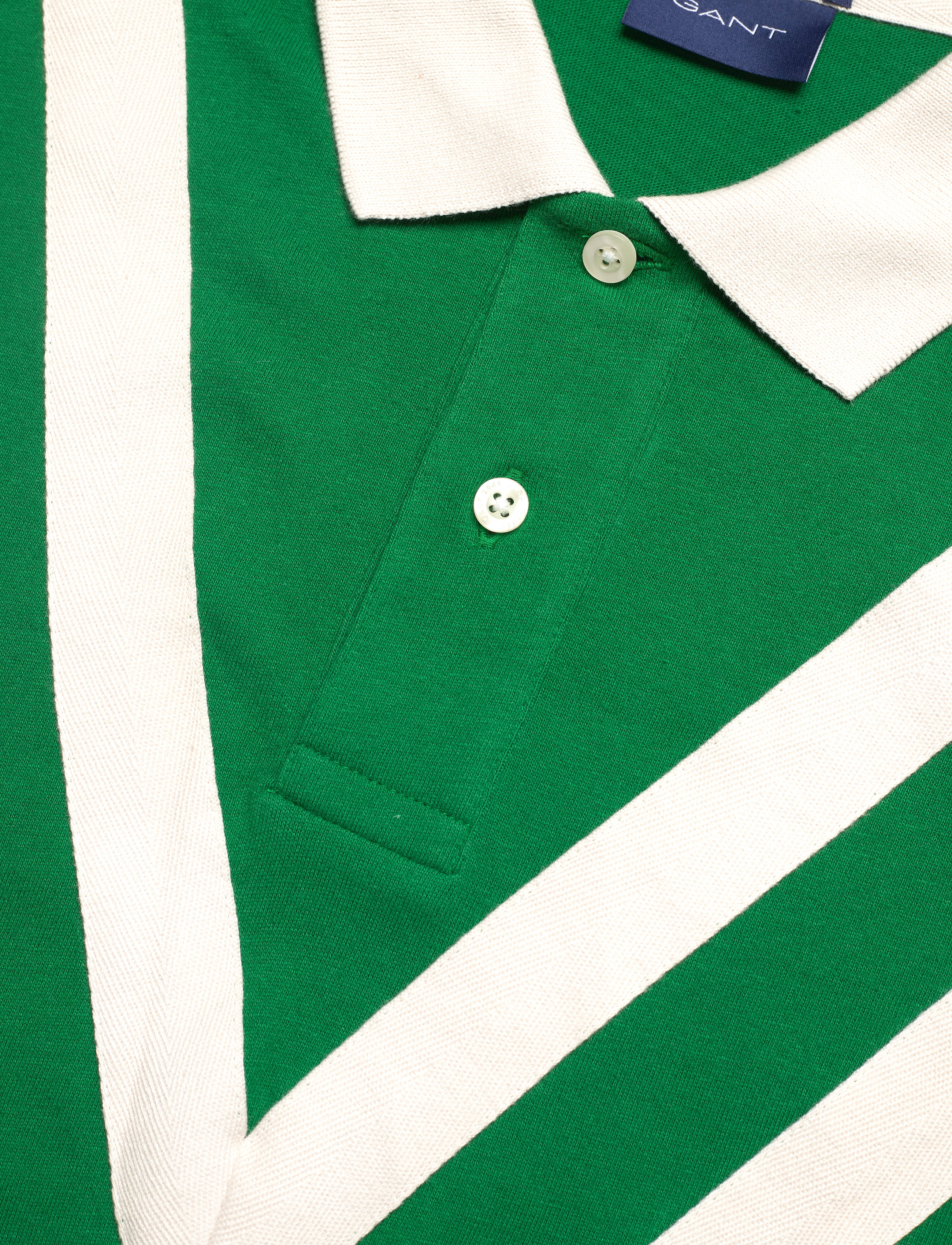 GANT - D1. GANT ROWING JERSEY SS RUGGER - lavish green - 2