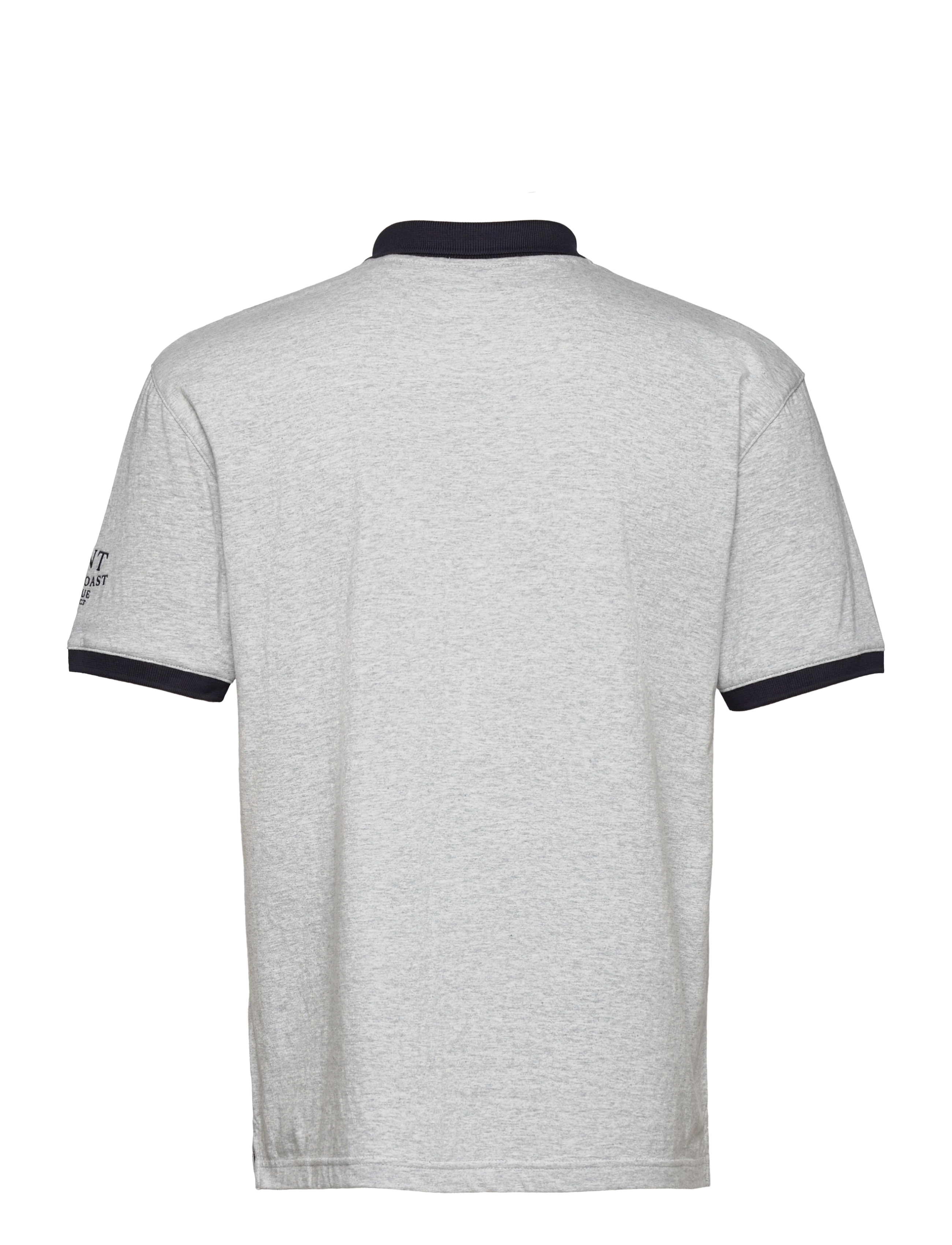 GANT - D1. GANT ROWING JERSEY SS RUGGER - light grey melange - 1