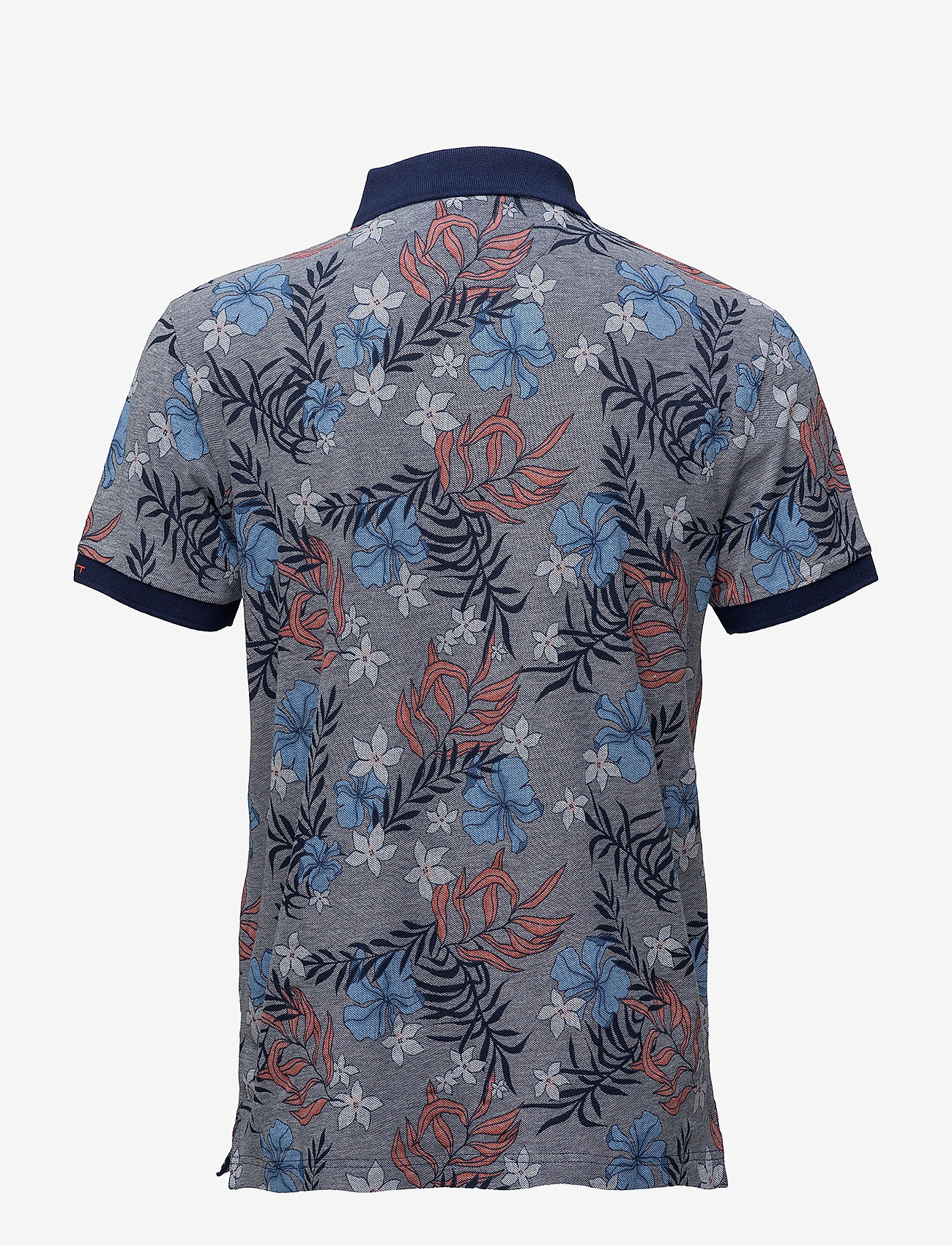 GANT - O2. MULTI FLOWER PIQUE SS RUGGER - persian blue - 1