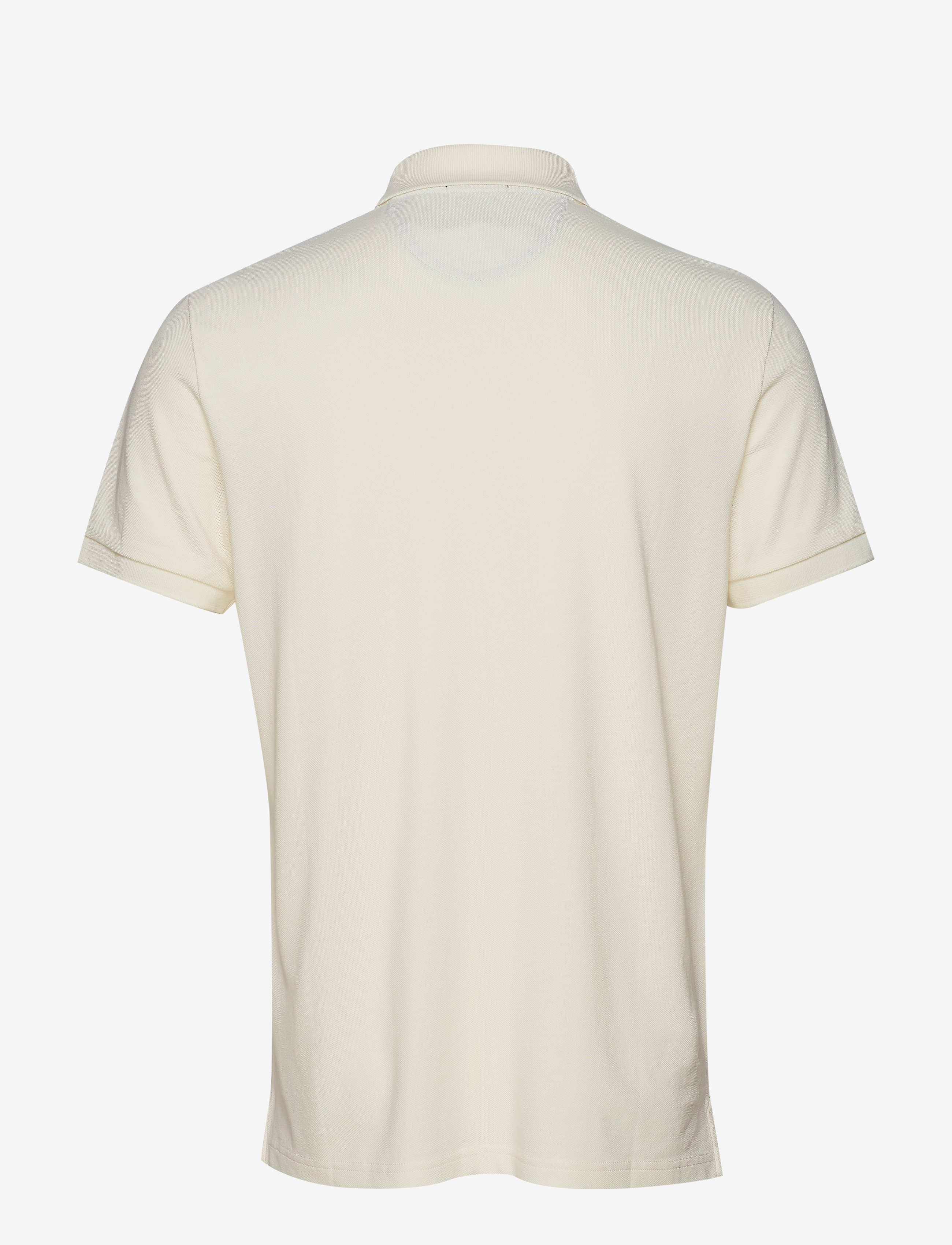 GANT - D1. GRAPHIC PIQUE SS RUGGER - cream - 1