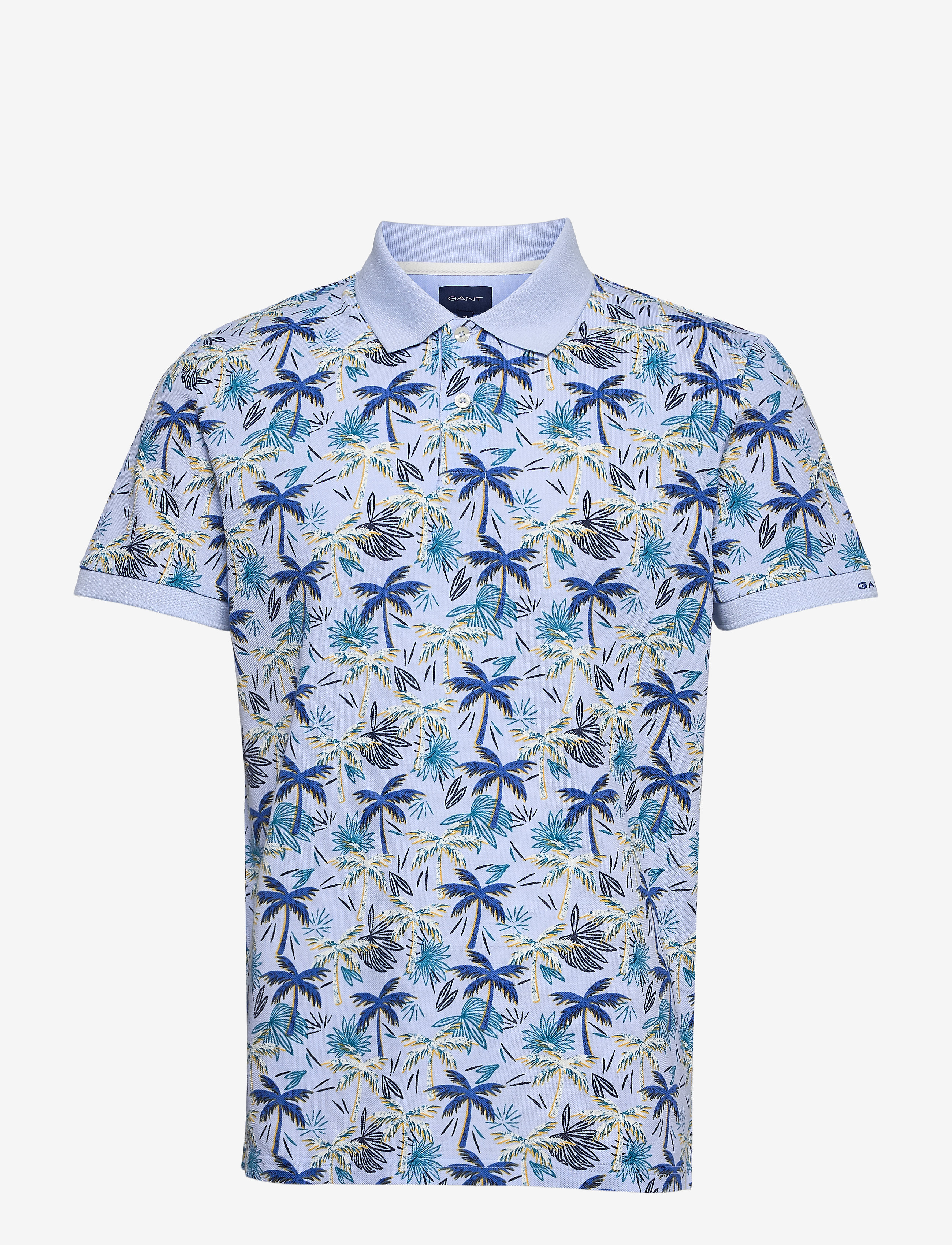GANT - D1. PALM HAZE SS PIQUE - blue bell - 0