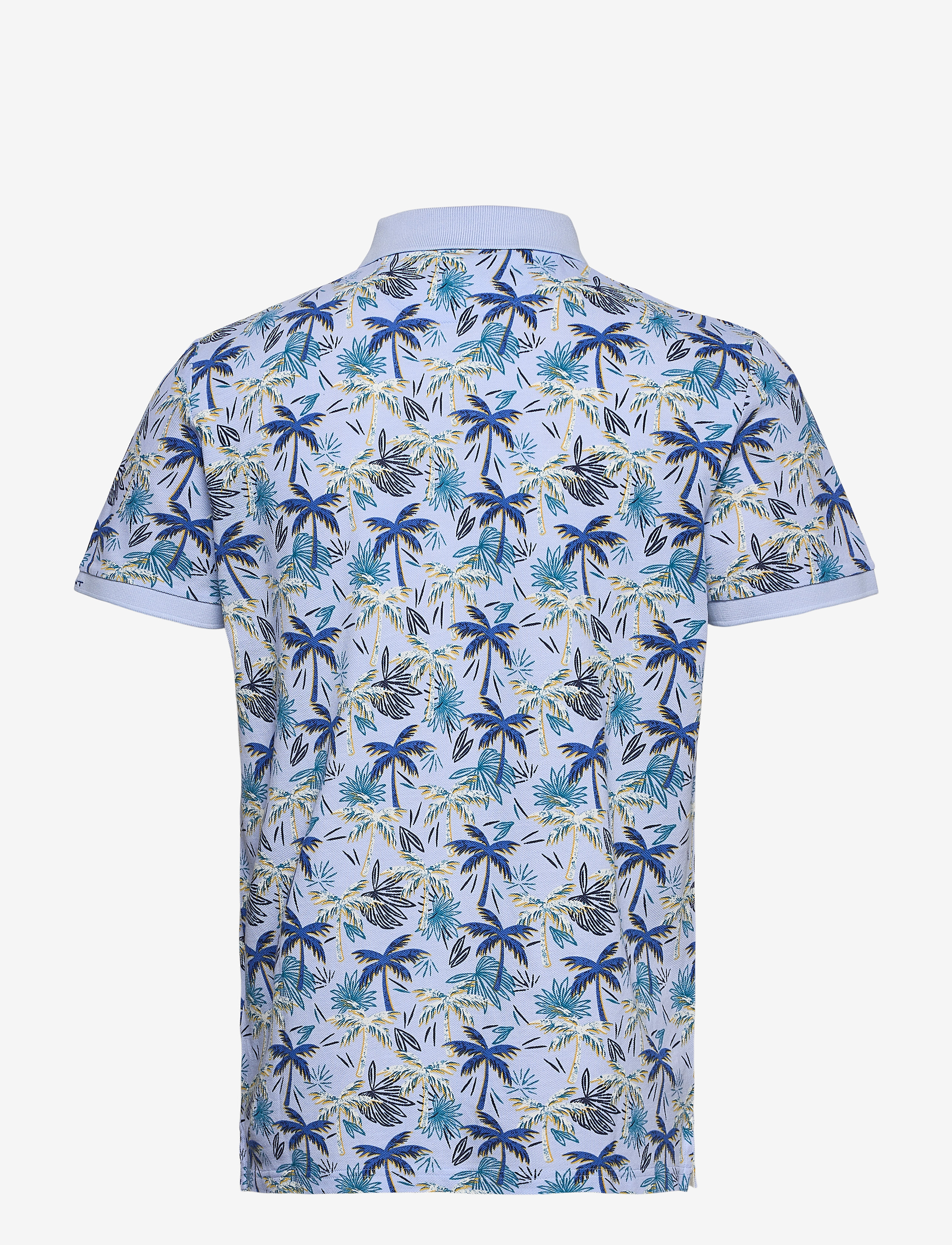 GANT - D1. PALM HAZE SS PIQUE - blue bell - 1