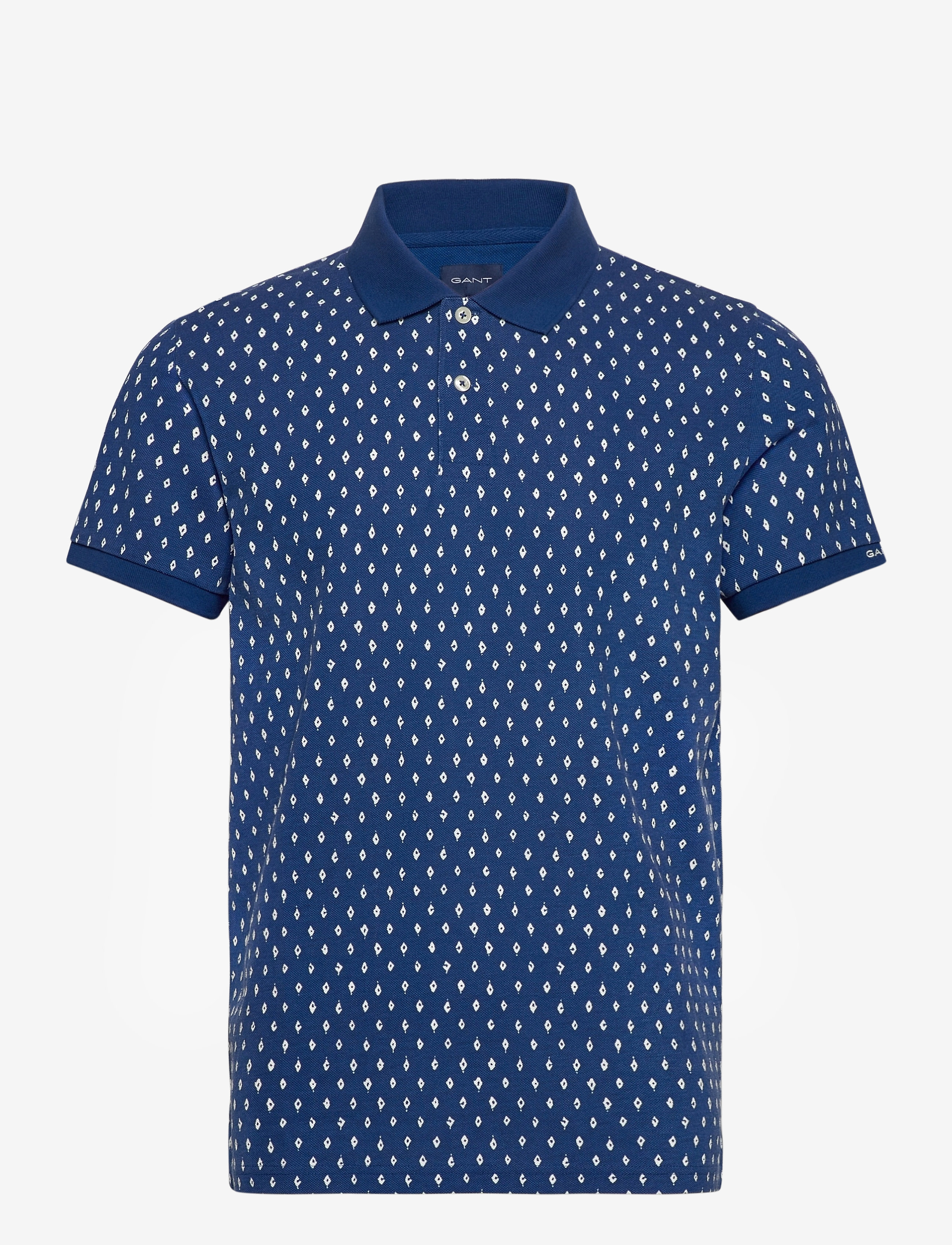 GANT - D1. DESERT DIAMOND SS PIQUE - crisp blue - 0