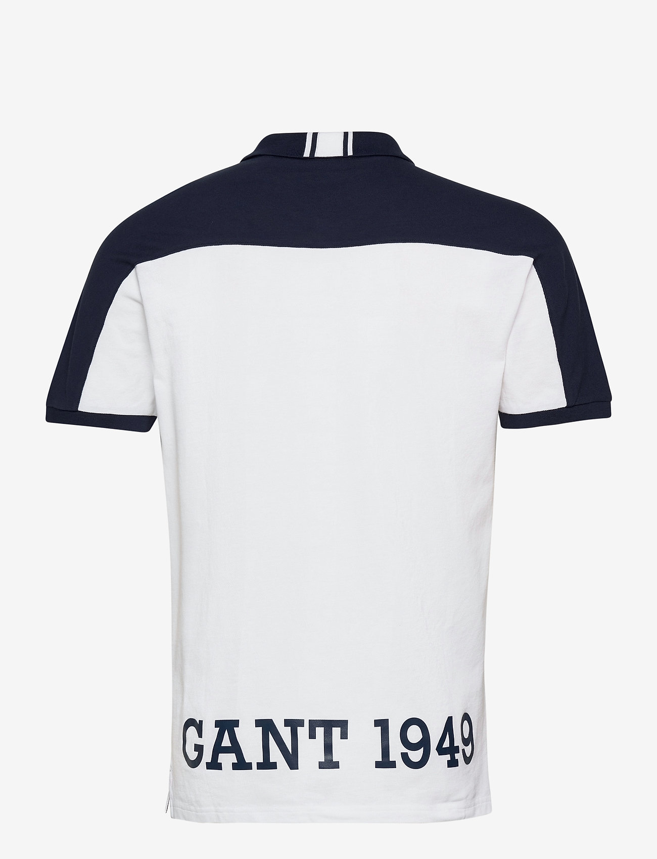 GANT - D1. NAUTICAL PIQUE SS RUGGER - white - 1