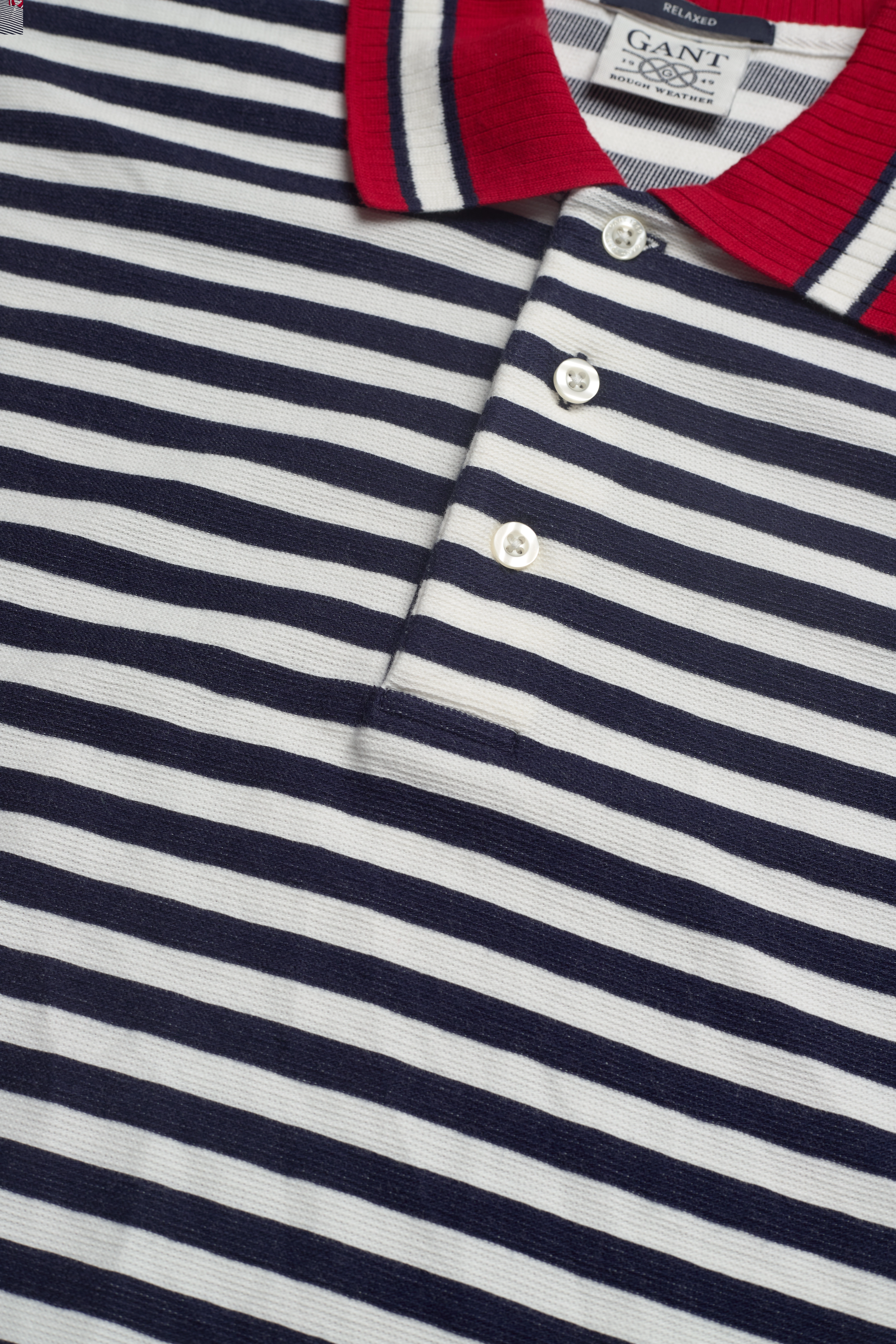GANT - D1. RW PIQUE SS RUGGER - evening blue - 2