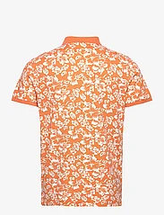 GANT - FLORAL PRINT SS PIQUE - polo marškinėliai trumpomis rankovėmis - apricot orange - 1