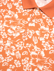 GANT - FLORAL PRINT SS PIQUE - polo marškinėliai trumpomis rankovėmis - apricot orange - 2