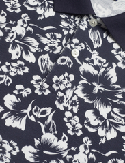 GANT - FLORAL PRINT SS PIQUE - kortärmade pikéer - evening blue - 2