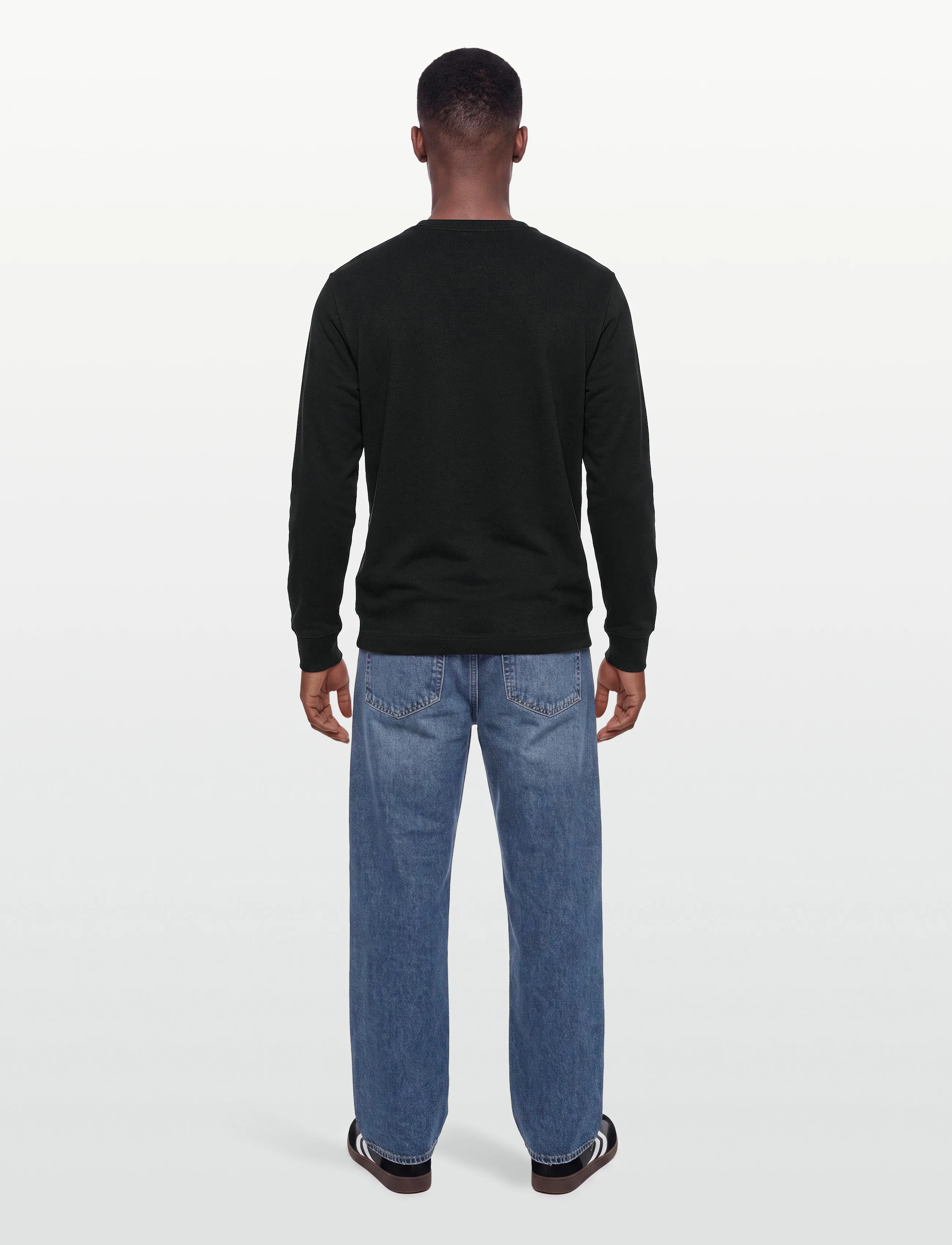 Gant - SLIM PIQUE LS T-SHIRT - langärmelige t-shirts - black - 4