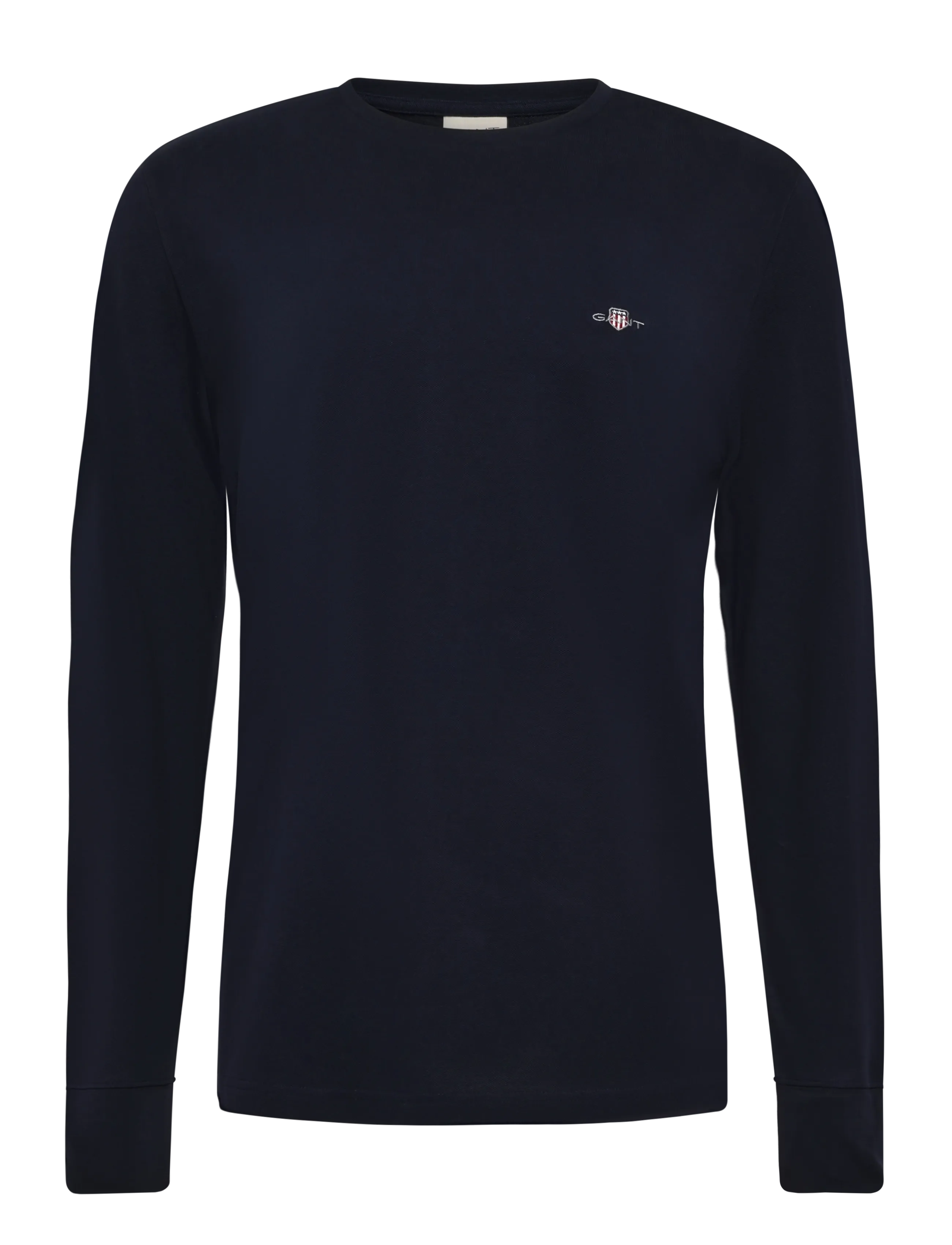 Gant SLIM PIQUE LS T-SHIRT - Visa allt - EVENING BLUE / navy