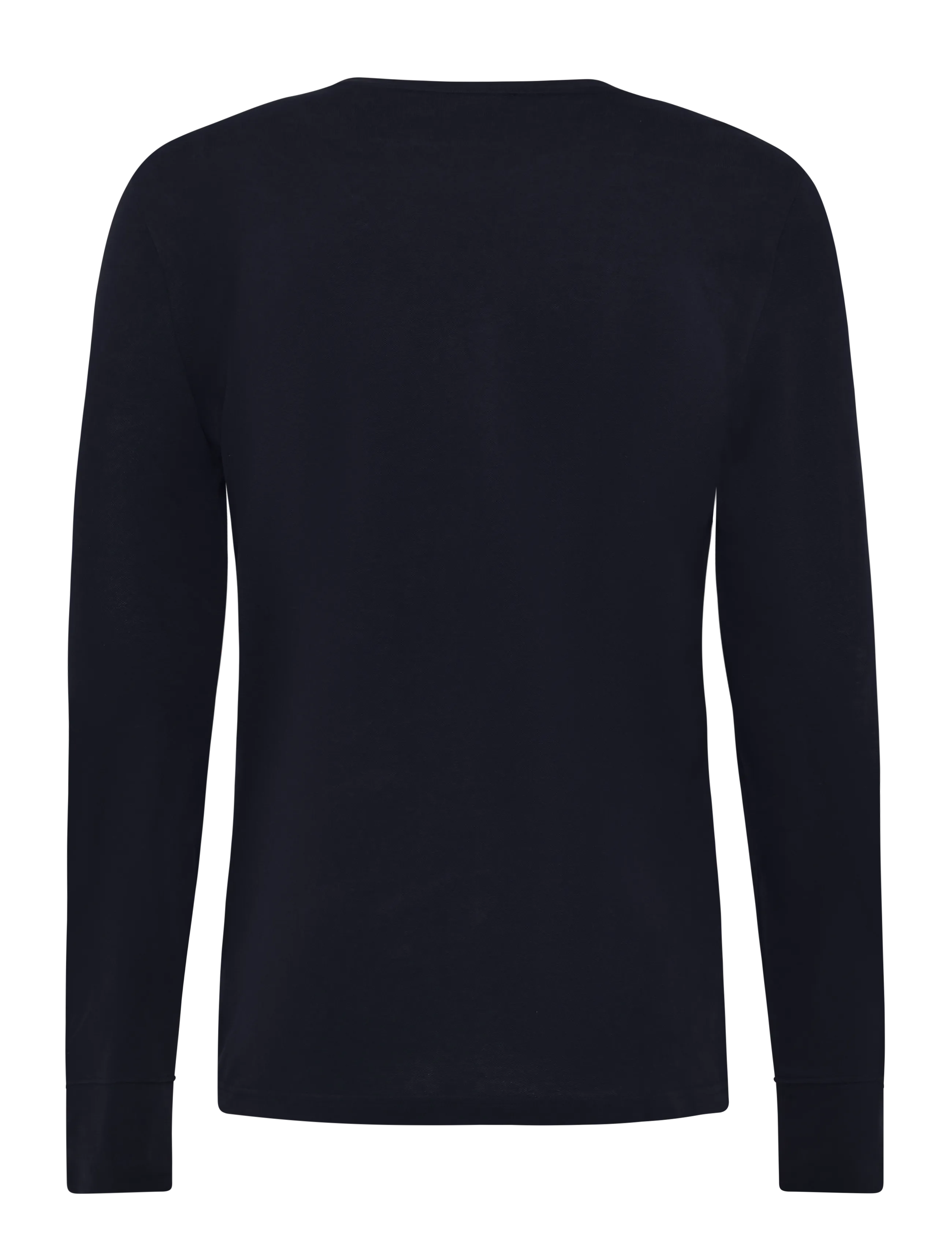 Gant - SLIM PIQUE LS T-SHIRT - långärmade t-shirts - evening blue - 1