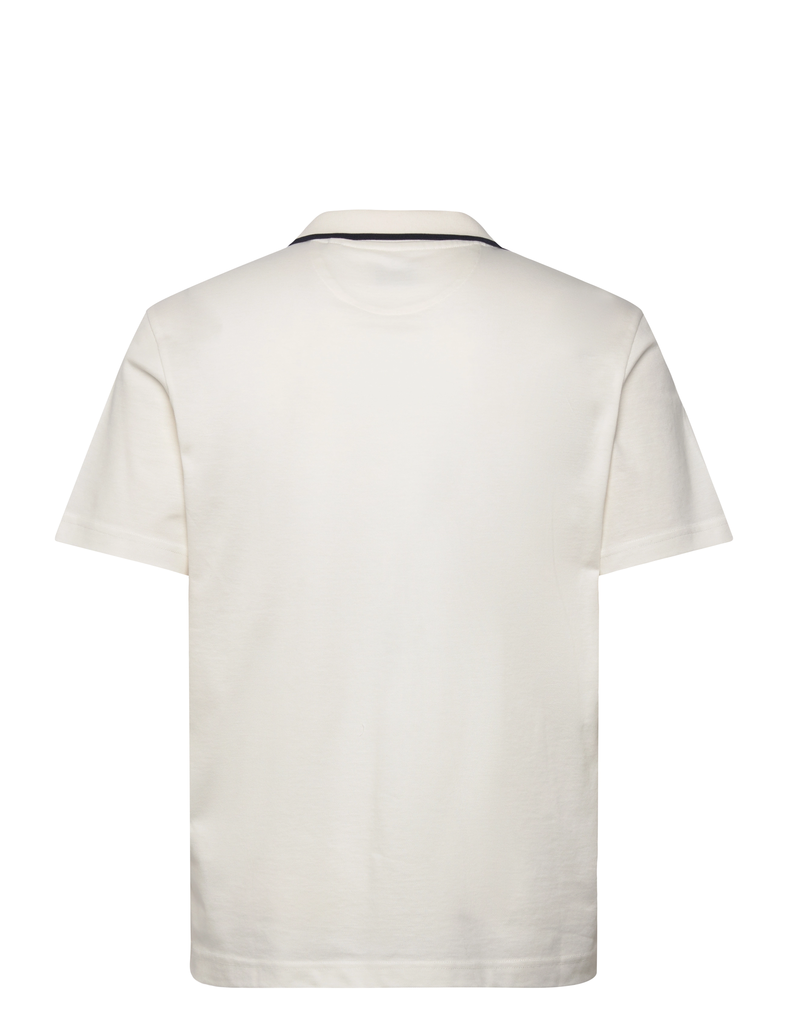 GANT - TIPPING COLLAR POLO - eggshell - 1