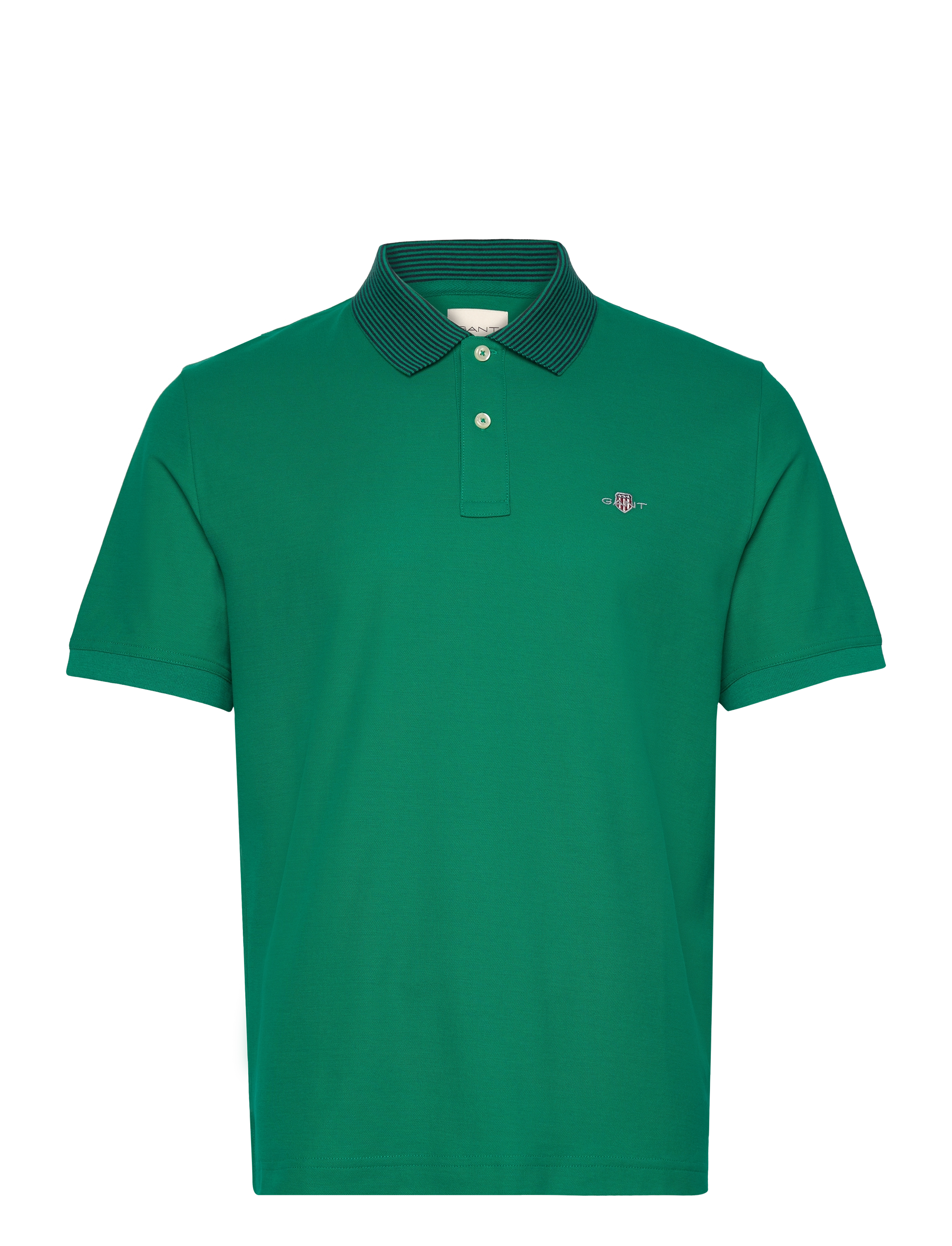 Gant TIPPING DETAIL POLO - Gant - DEEP GREEN / green