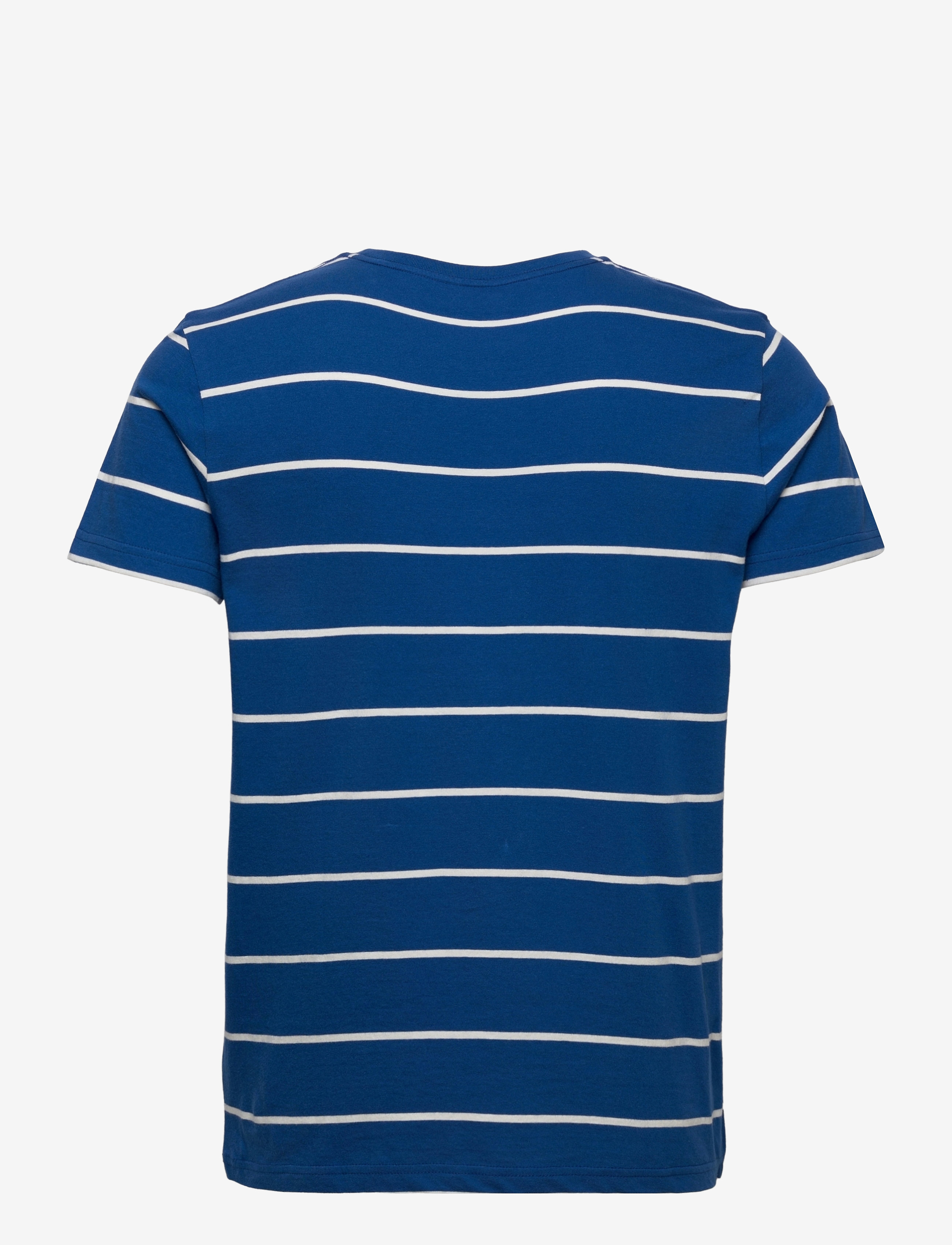 GANT - BRETON STRIPE SS T-SHIRT - college blue - 1