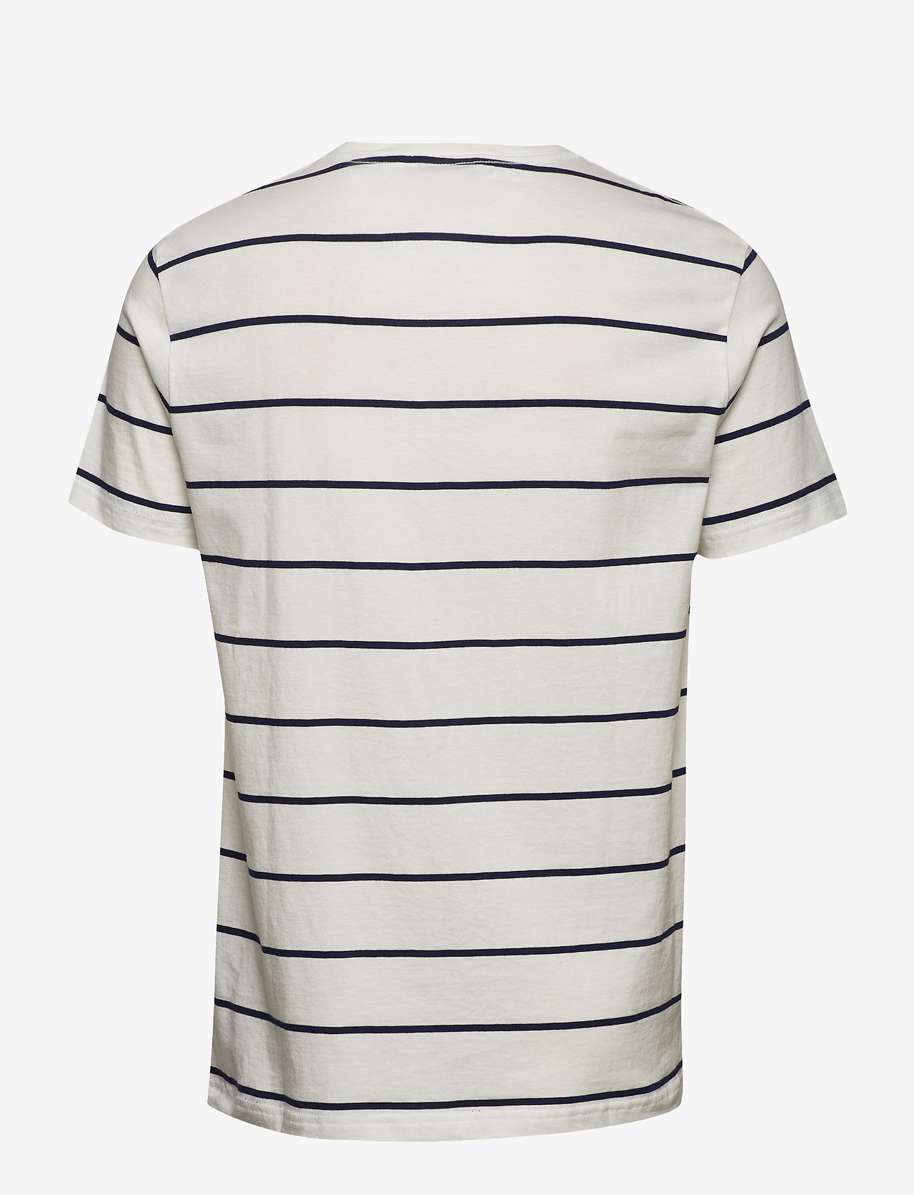 GANT - BRETON STRIPE SS T-SHIRT - eggshell - 1