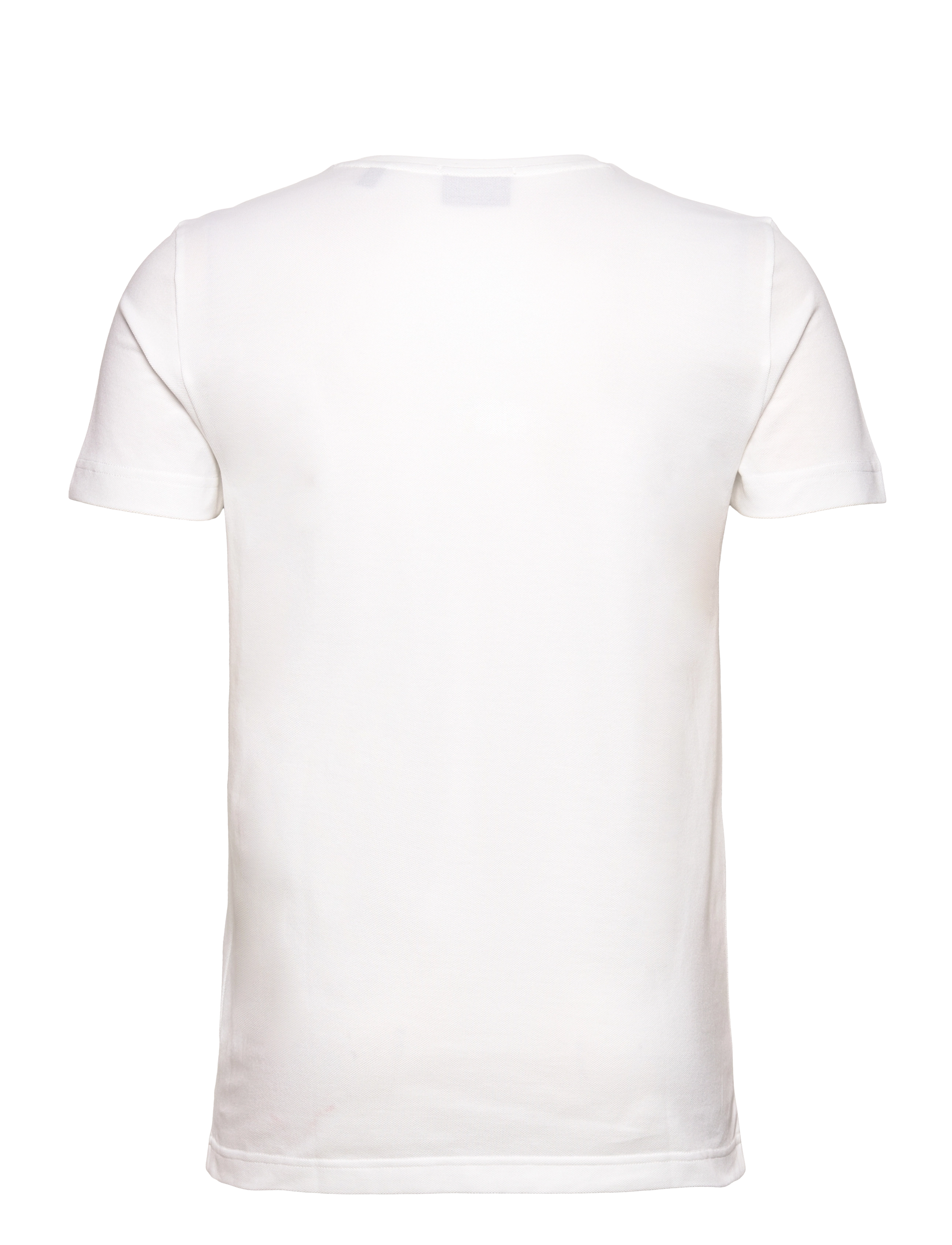 GANT - SLIM PIQUE SS T-SHIRT - white - 1