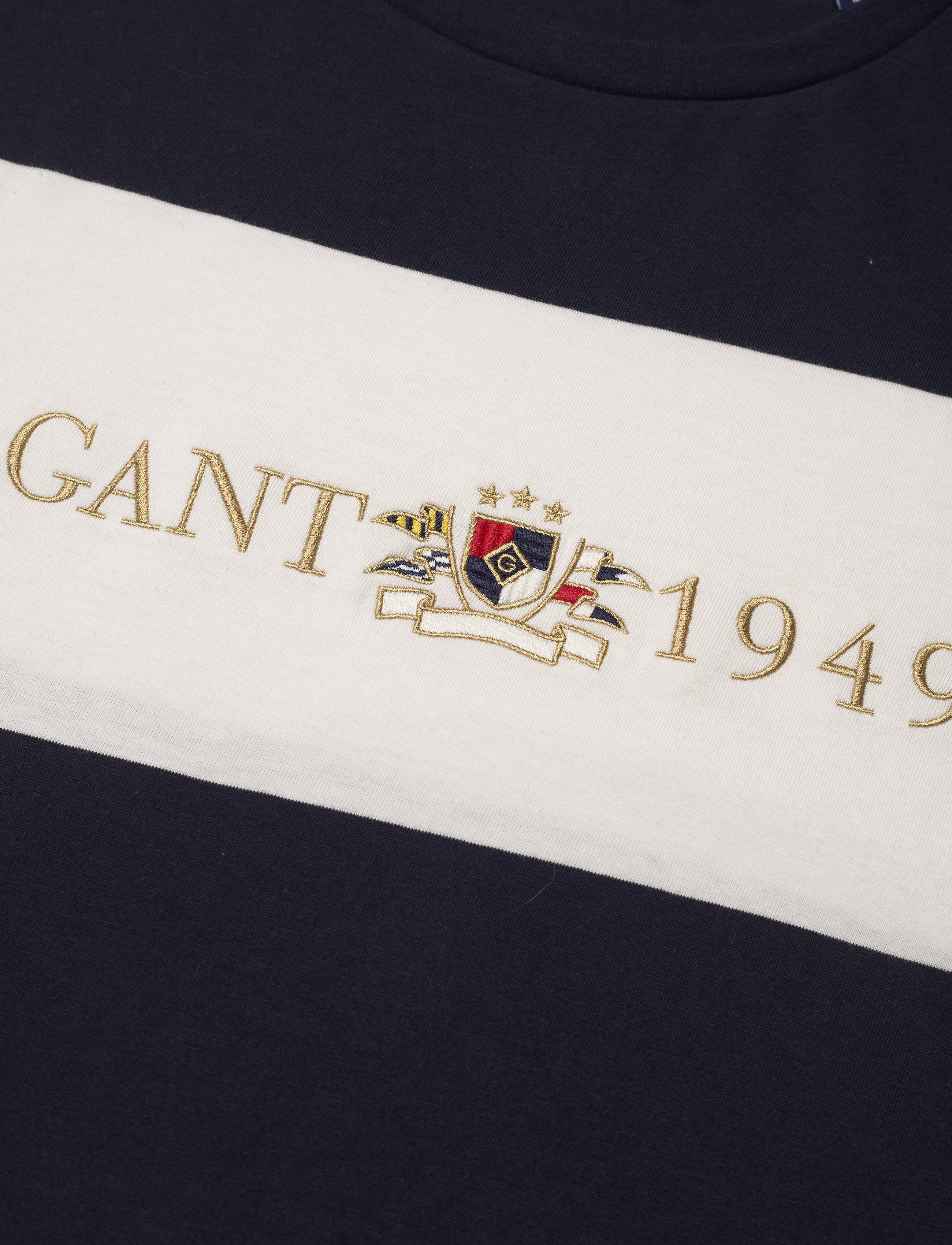 GANT - D1. FLAG CREST SS T-SHIRT - classic blue - 2