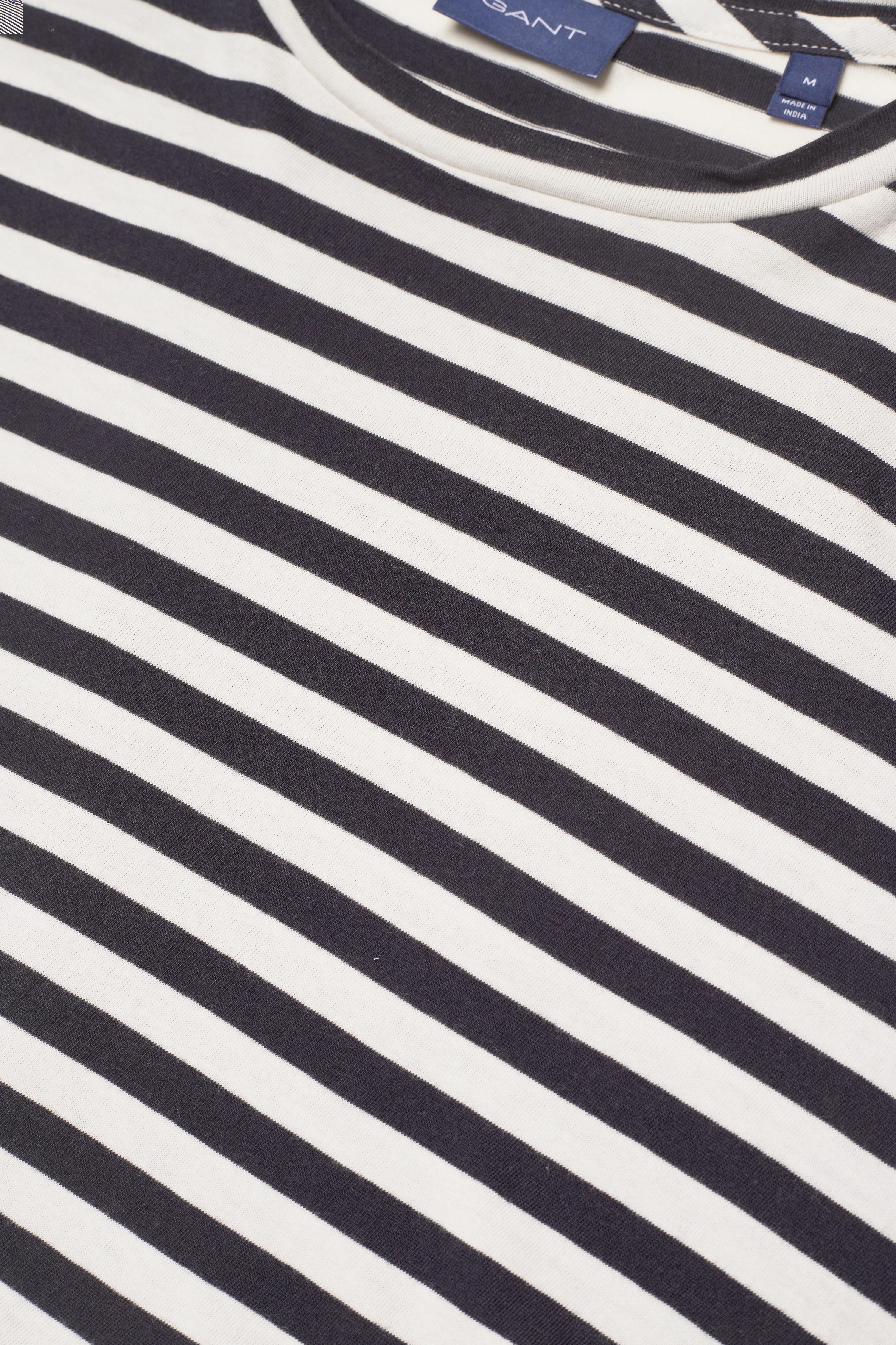 GANT - D.1 STRIPED SS T-SHIRT - evening blue - 2