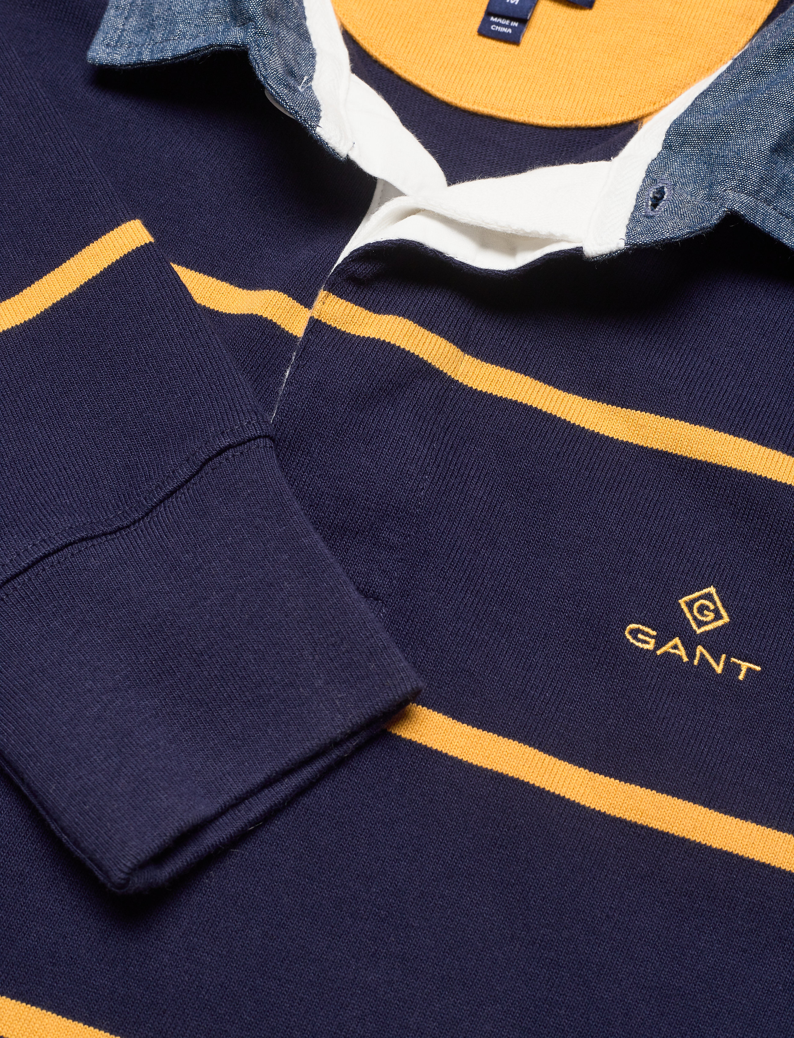 GANT - D2. BRETON STRIPE HEAVY RUGGER - evening blue - 2