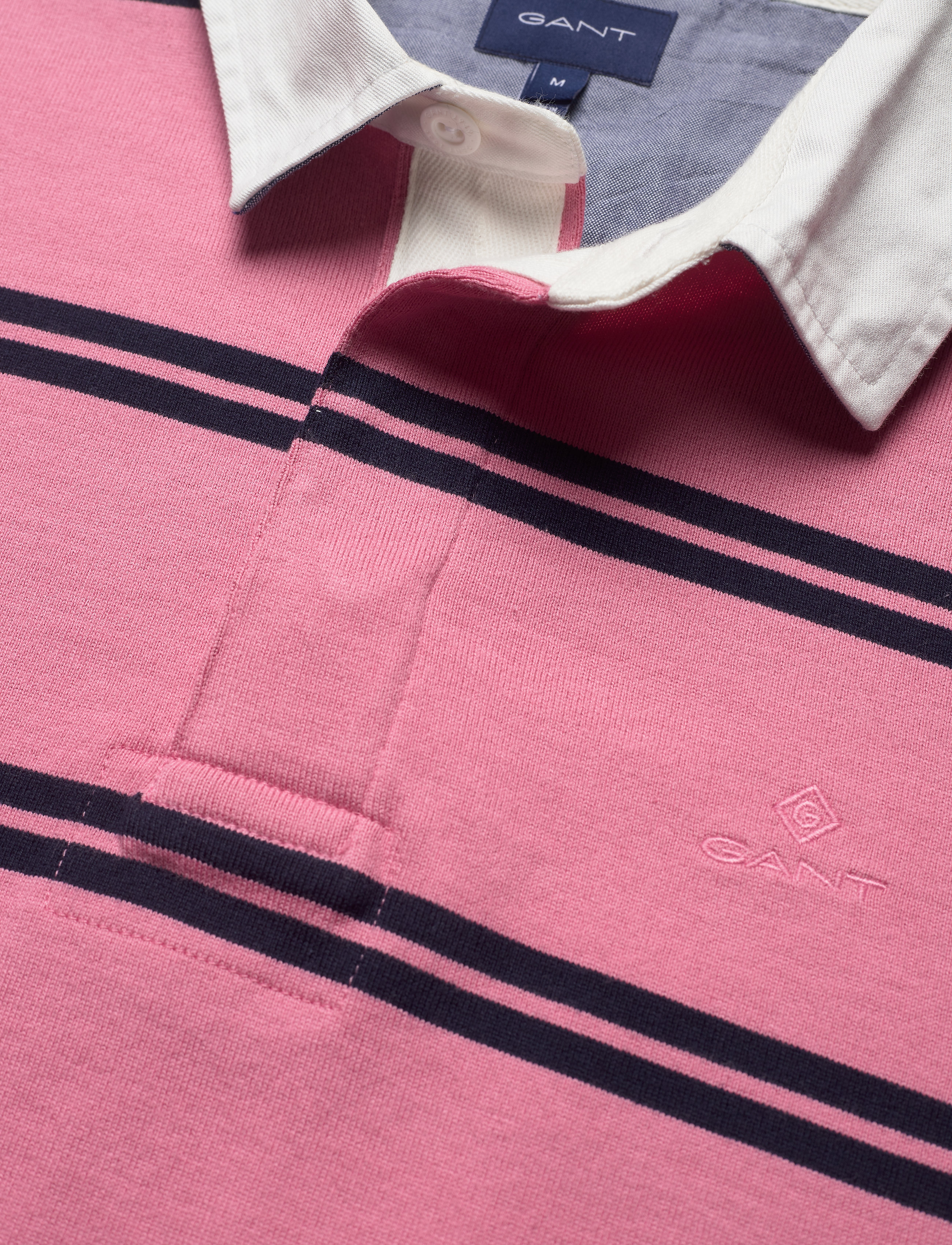 GANT - D1. DOUBLE STRIPE HEAVY RUGGER - wild rose - 2