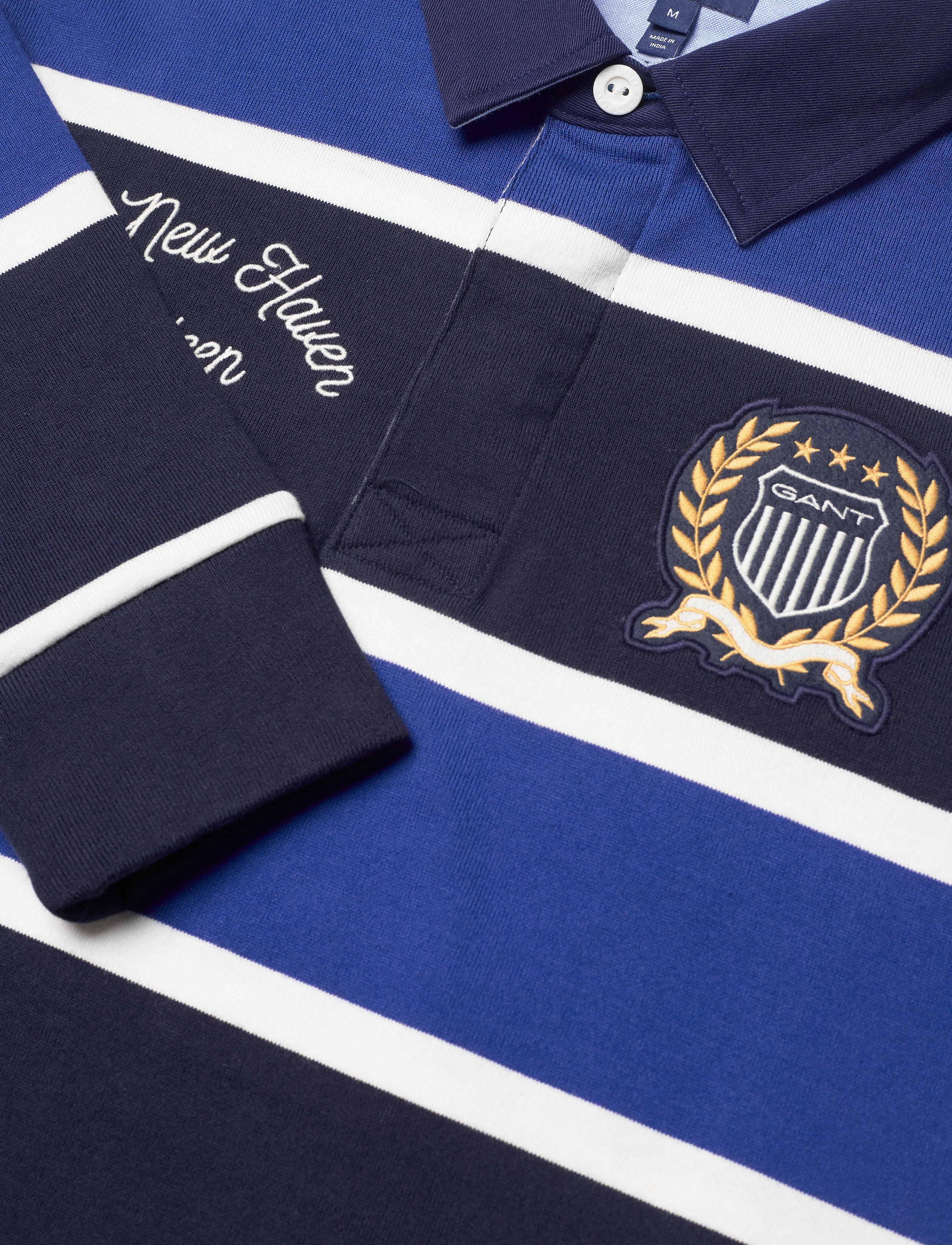 GANT - D1. BARSTRIPE CREST HEAVY RUGGER - crisp blue - 3