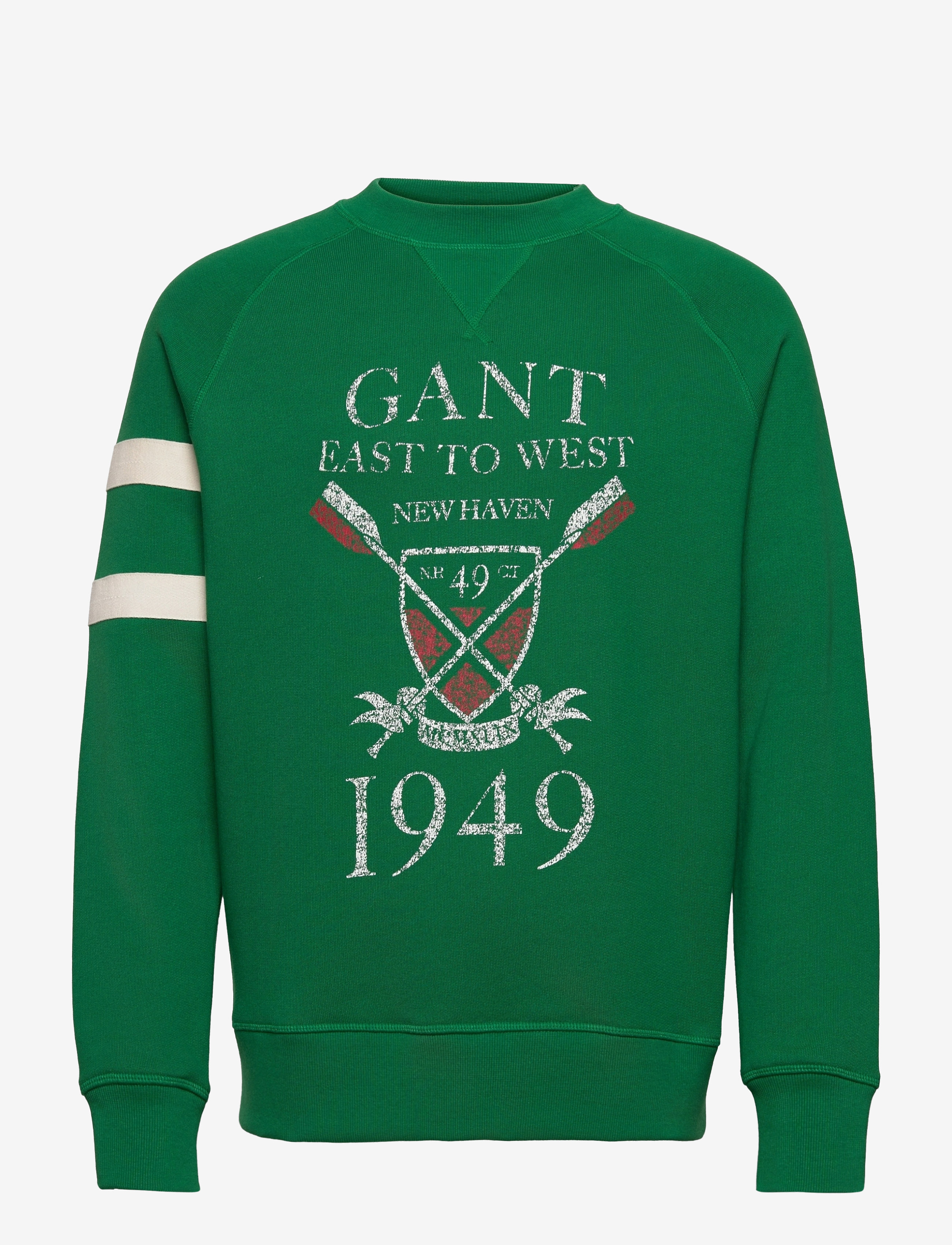 GANT - D1. GANT ROWING C-NECK SWEAT - lavish green - 0