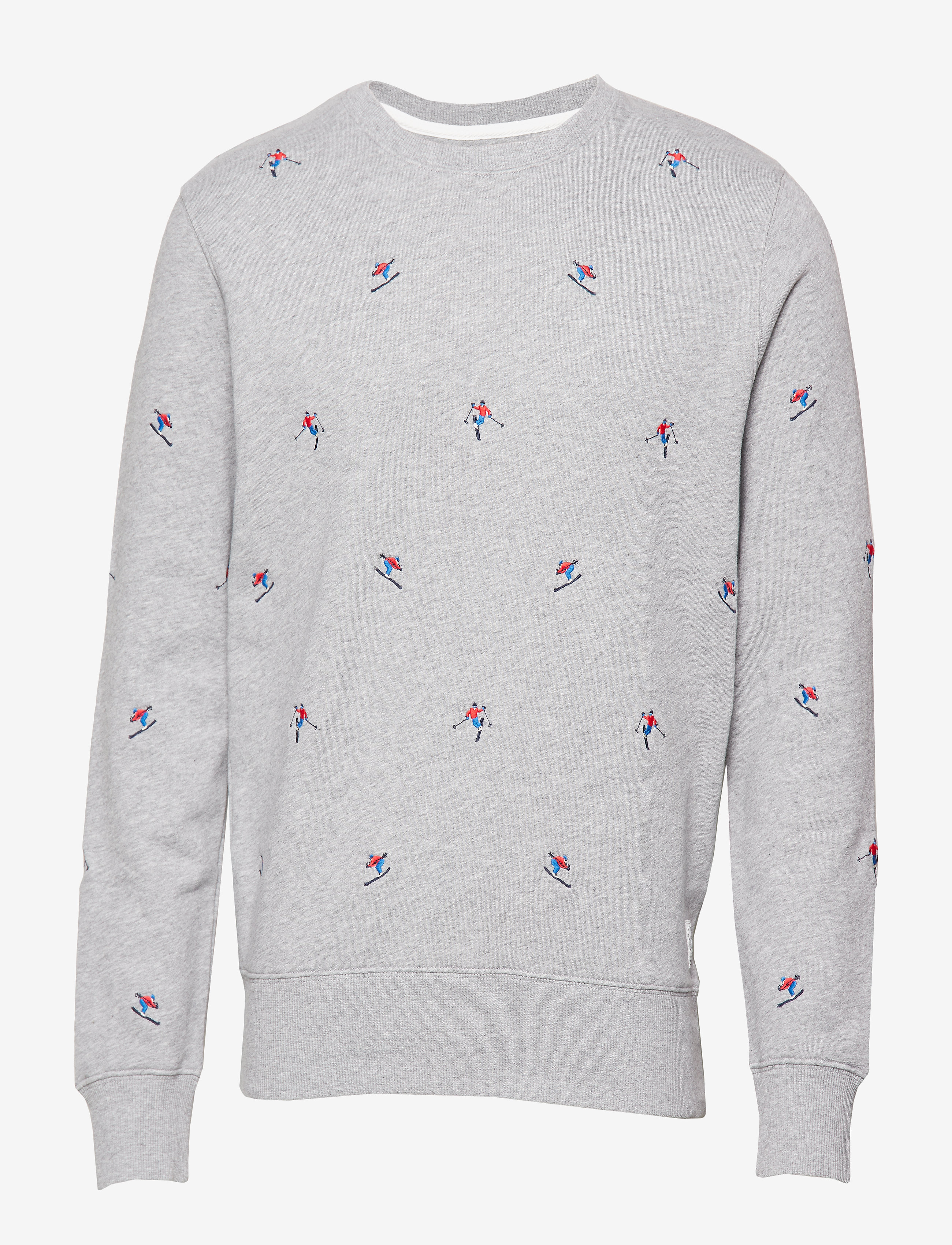 GANT - O1. AOE CREW NECK SWEAT - grey melange - 1