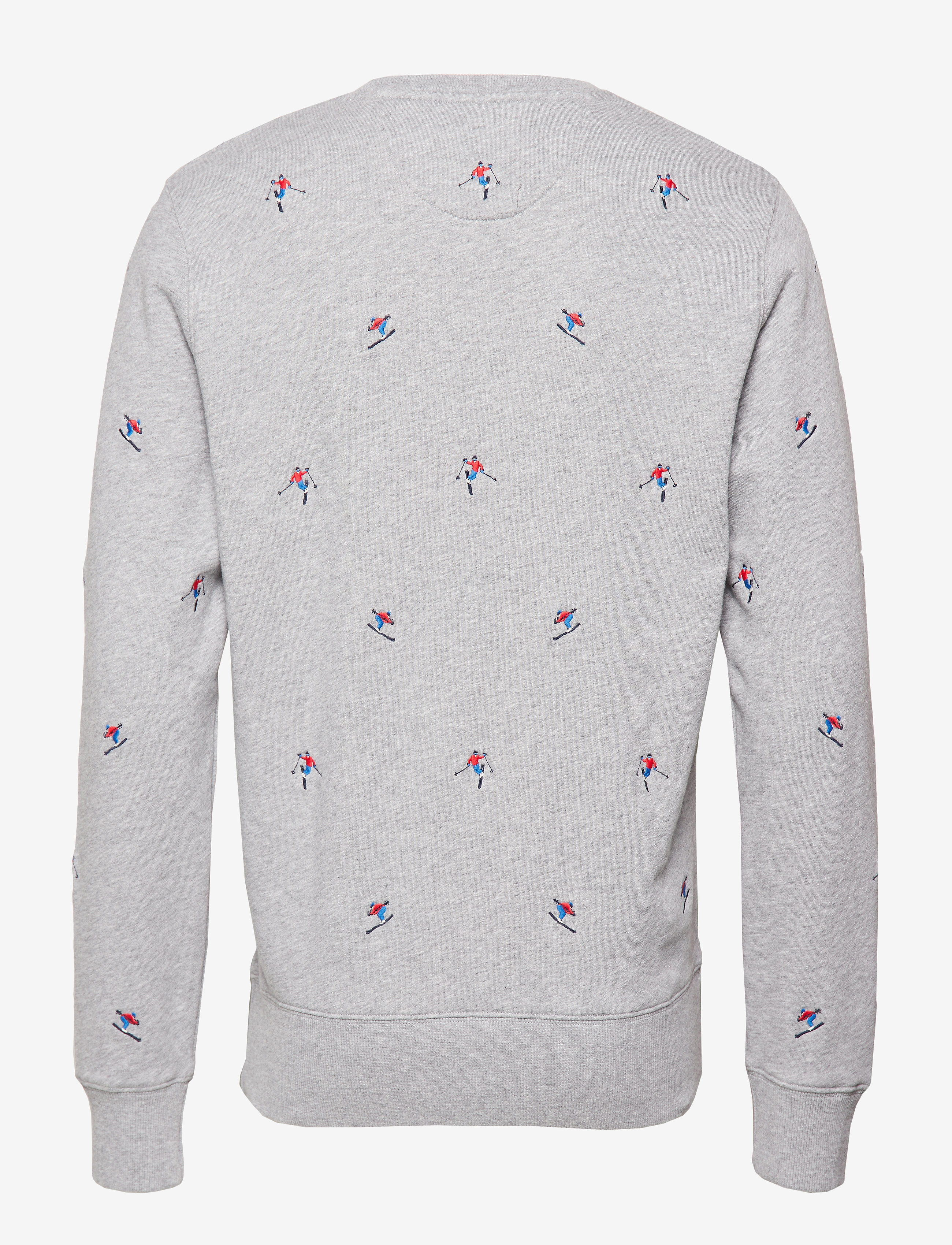 GANT - O1. AOE CREW NECK SWEAT - grey melange - 2