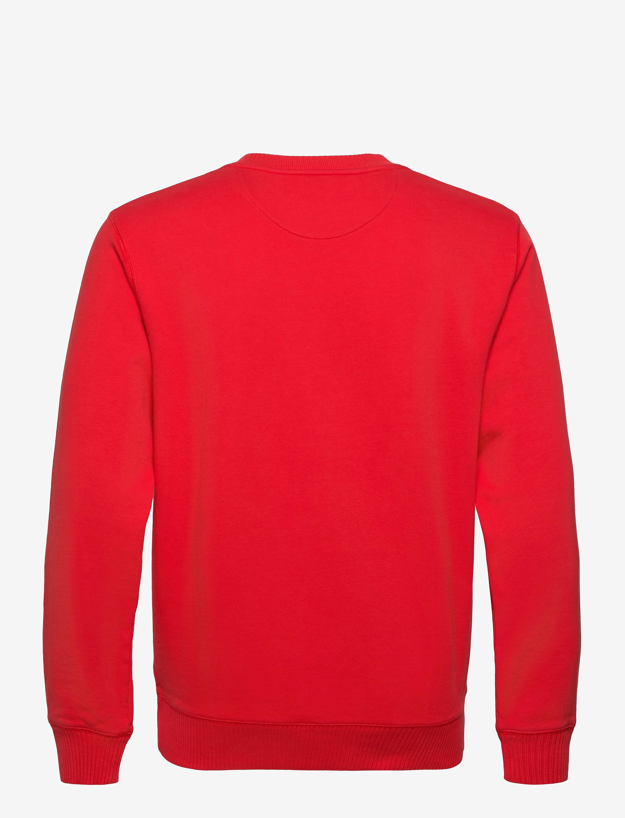 GANT - D1. FLAG CREST C-NECK SWEAT - bright red - 1