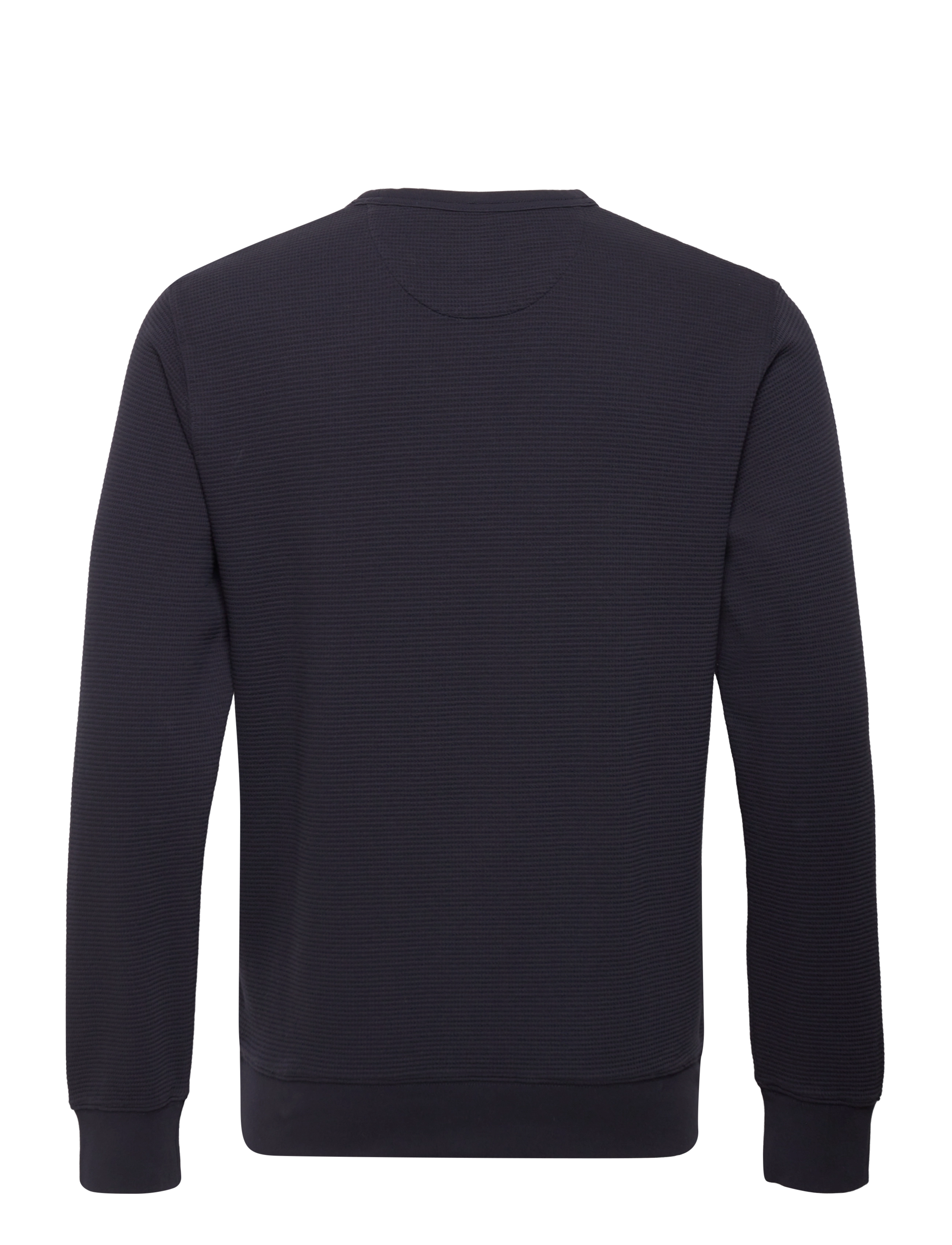 GANT - D1. WAFFLE C-NECK SWEAT - evening blue - 1