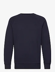 GANT - WAFFLE TEXTURE C-NECK - sweatshirts - evening blue - 0