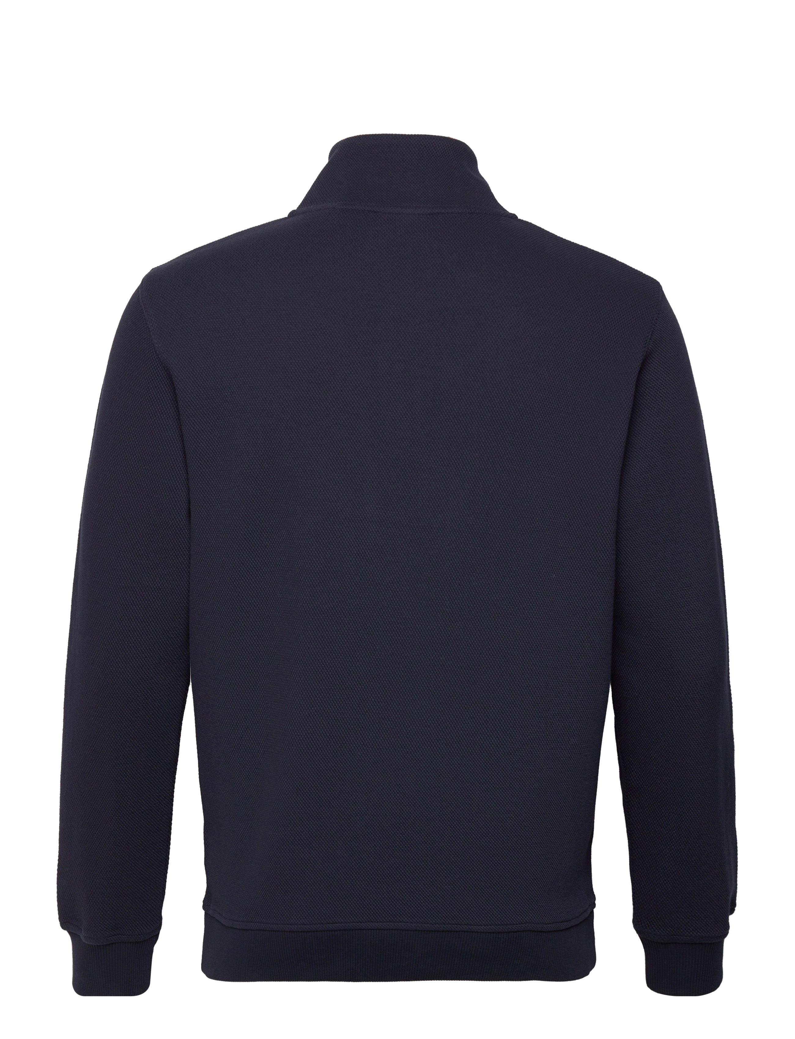 GANT - WAFFLE TEXTURE HALF ZIP - evening blue - 1