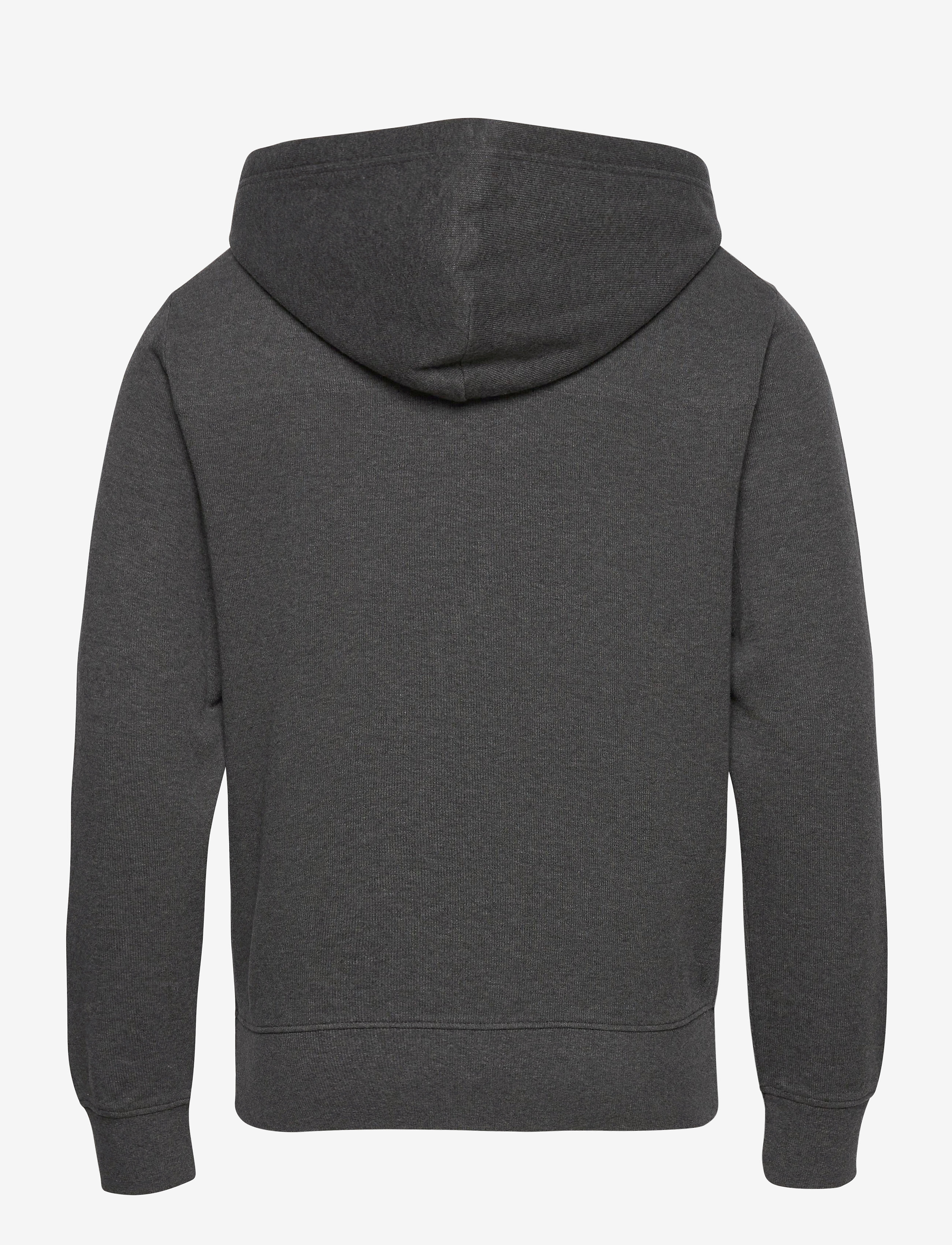 GANT - D2. SACKER RIB HOODIE - antracit melange - 1