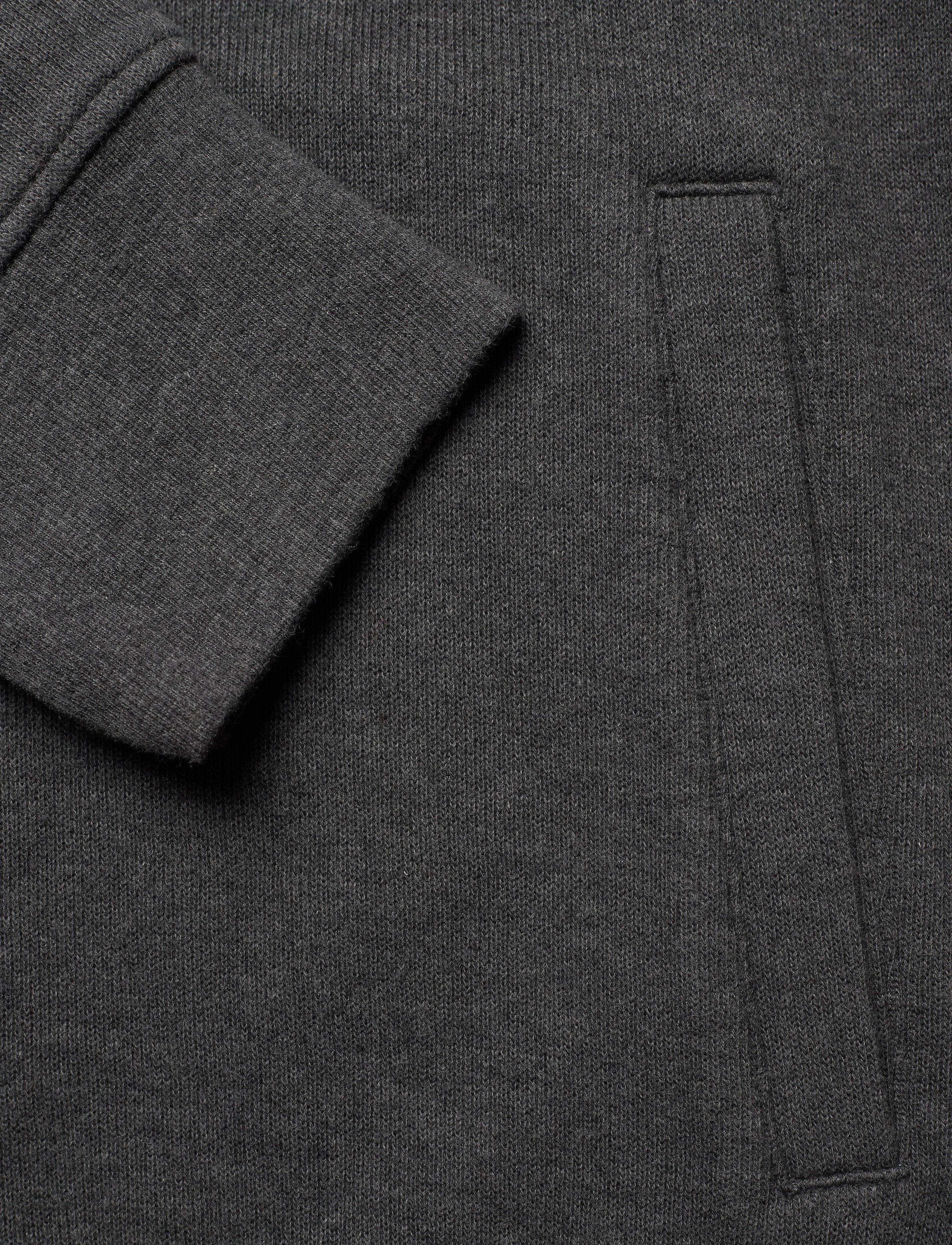 GANT - D2. SACKER RIB HOODIE - antracit melange - 3